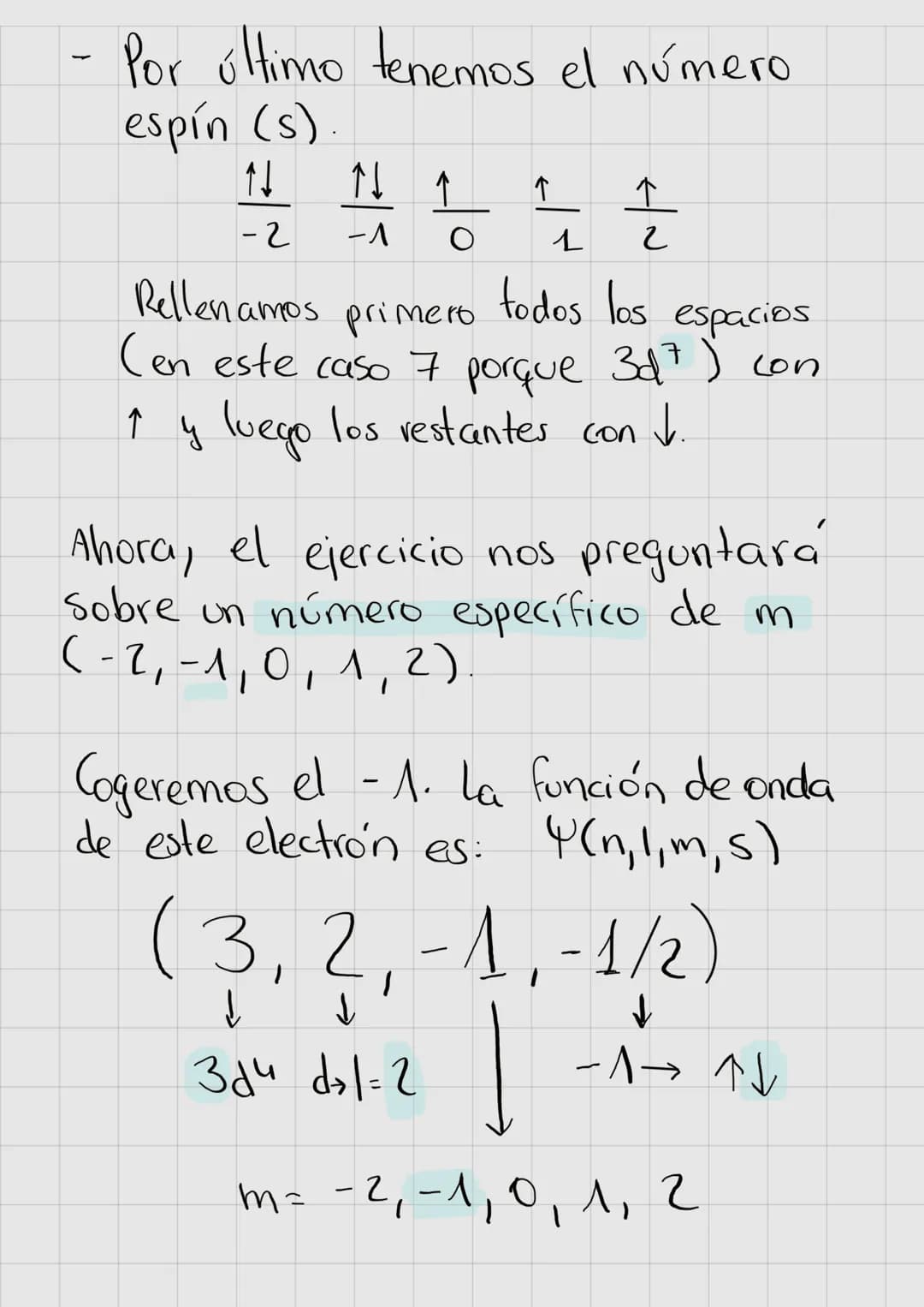 # MODELO ATÓMICO DE SHRÖDINGER
Para denominar los electrones utilizamos
la función de onda: $\psi$(n,l,m, s)
* Número principal (n): es
