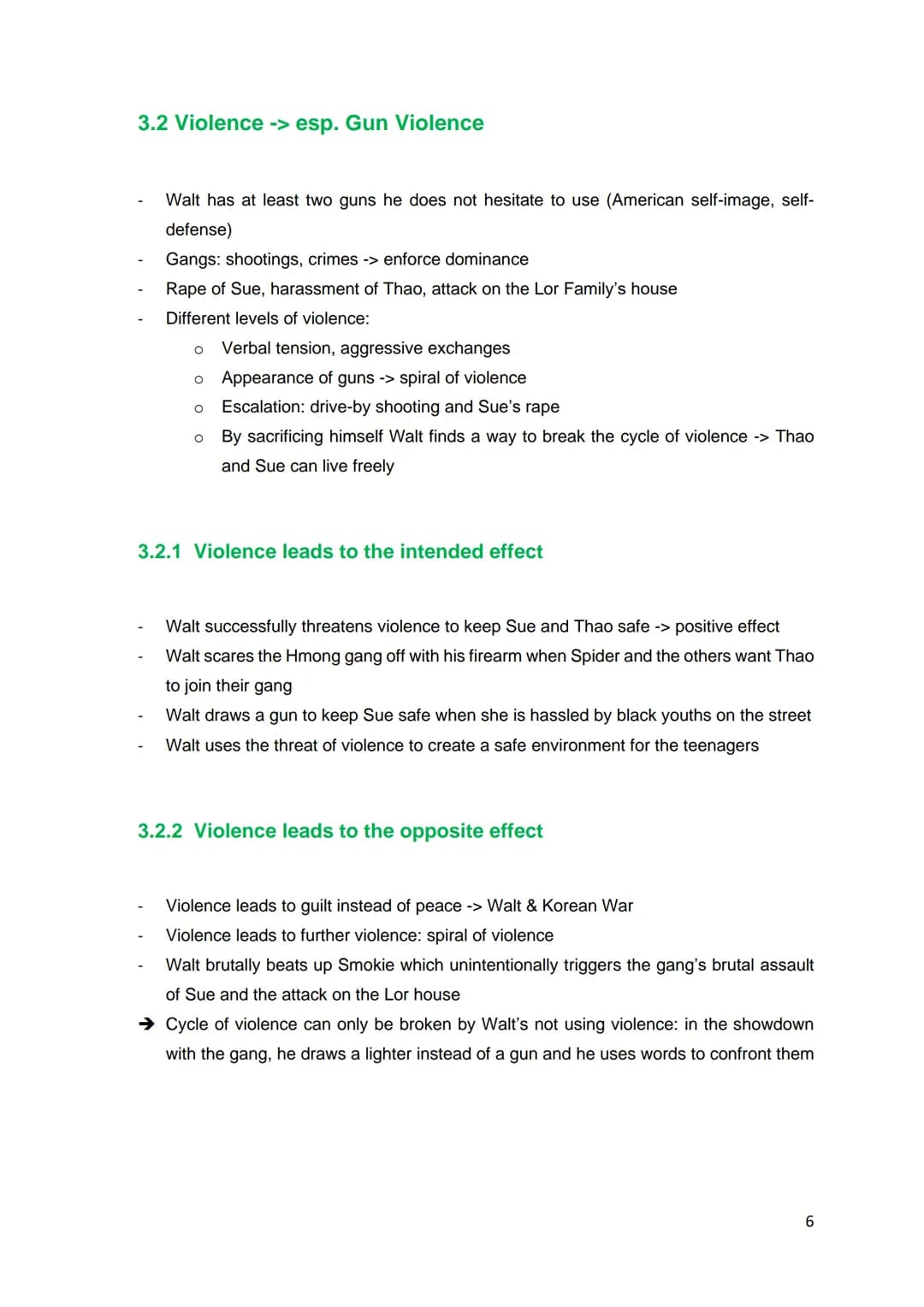 2023
Gran Torino
ABITUR 2023 – BADEN-WÜRTTEMBERG Table of Contents
1. Introduction.... 2
2. Character development 2
2.1 Walt Kowalski 2
2