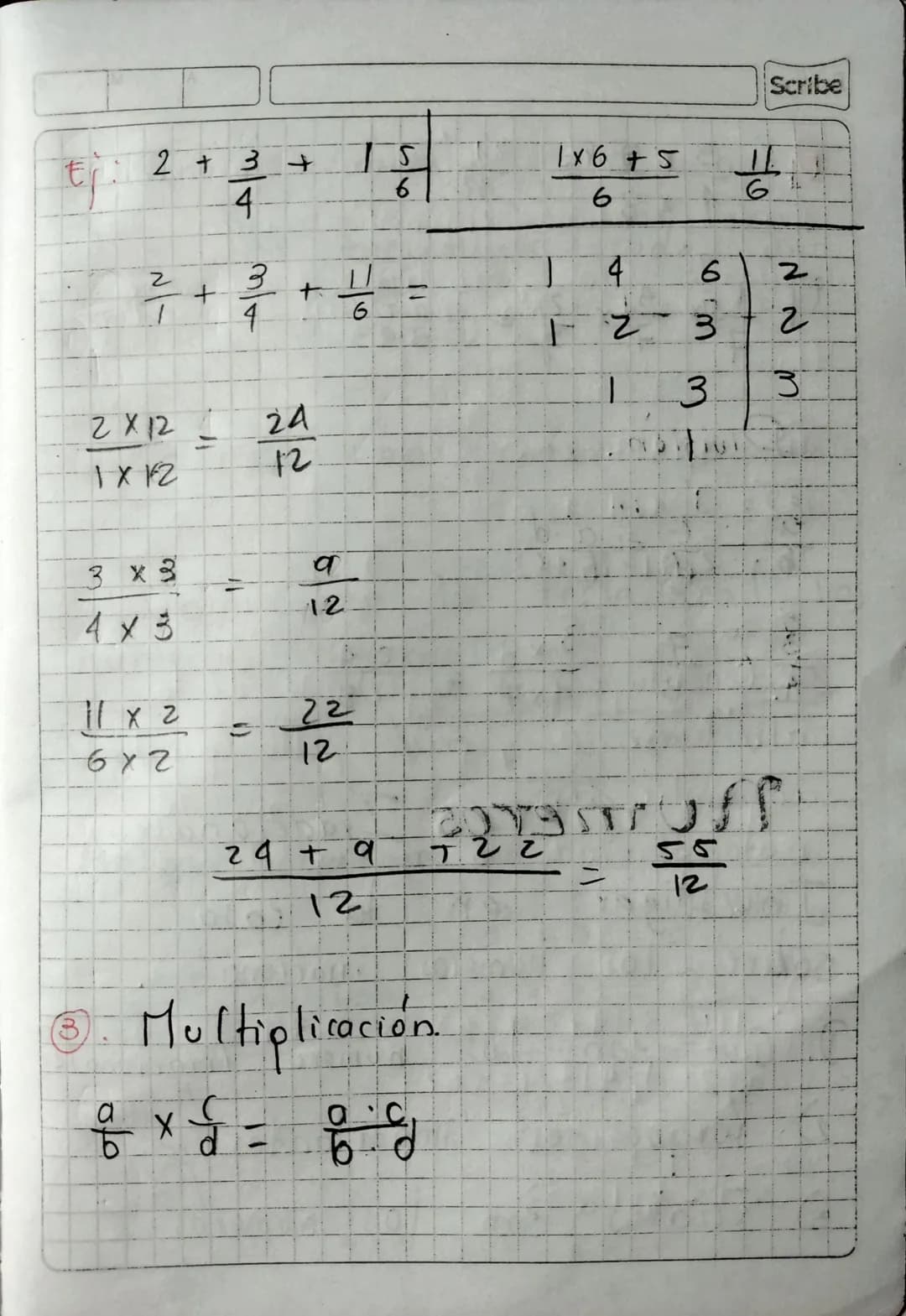 Razon
$\frac{a}{b}$
$\frac{2}{5} < \frac{7}{9}$
18 35
$\frac{2}{5} = \frac{x}{9}$
5x=18
X $\frac{18}{5}$
Y= 3,6
Scribe
IIL4
3 2
←
2