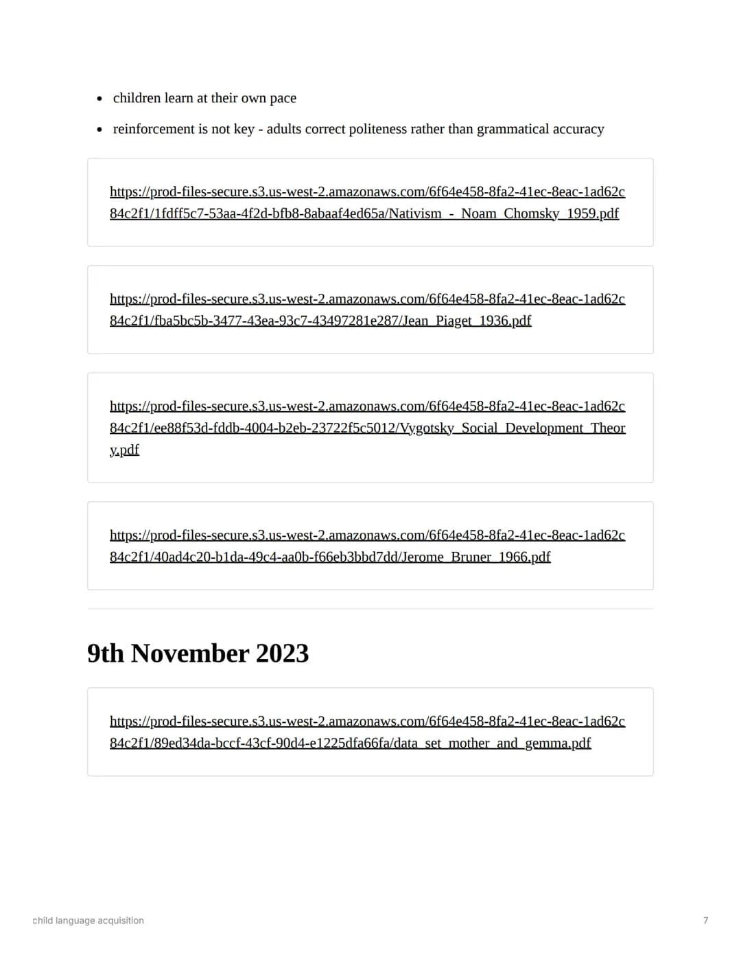 child language acquisition
subject english language
Last edited time @March 11, 2024 7:10 PM
notes paper 1
status ongoing
type notes
▼ con