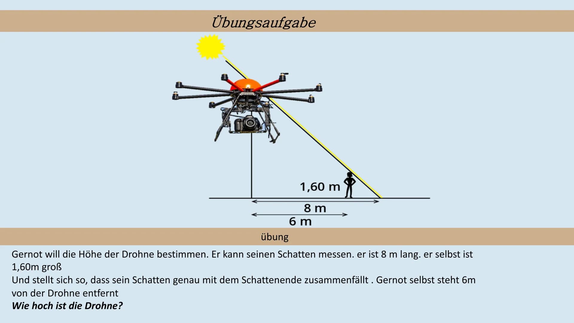 # Strahlensätze
GFS im Fach Mathe von Tamia
Lehrkraft Herr Öztürk Gliederung
1. Die Geschichte des Strahlensatzes
2. Verhältnisse, Ähnlich