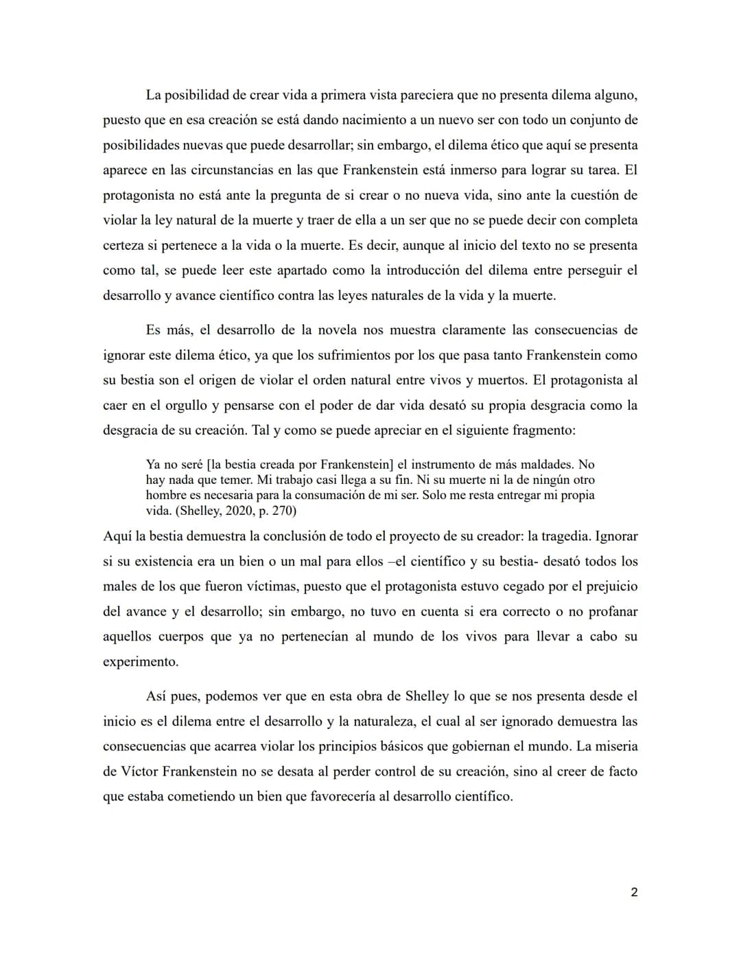 # Frankenstein bajo la óptica de los dilemas éticos
La ética como rama de la filosofia abarca preguntas en torno a la definición de felicid