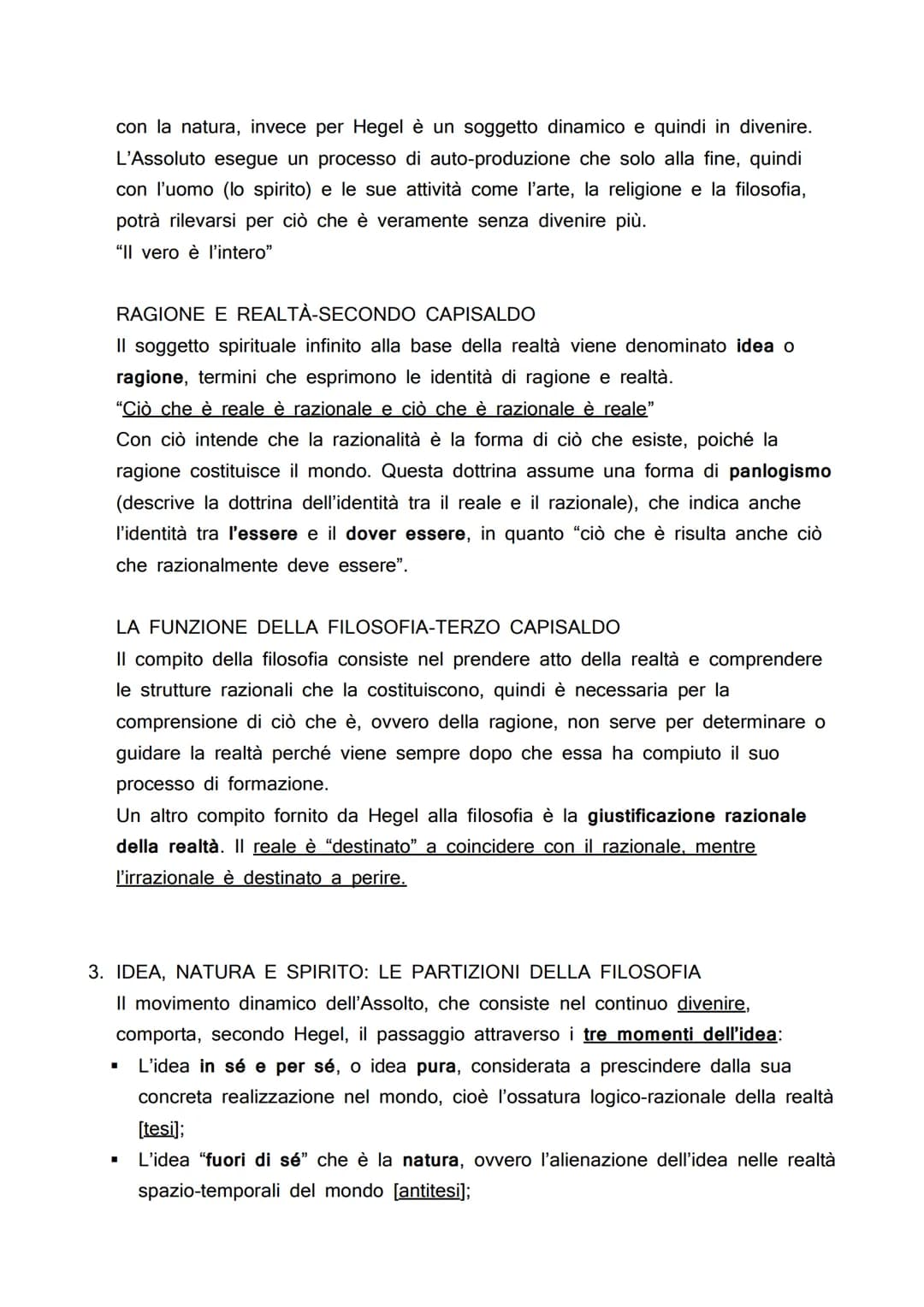 HEGEL
Nasce nel 1770 a Stoccarda, la rivoluzione francese influenzò il suo pensiero per
quanto riguarda i principi di libertà e uguaglianza