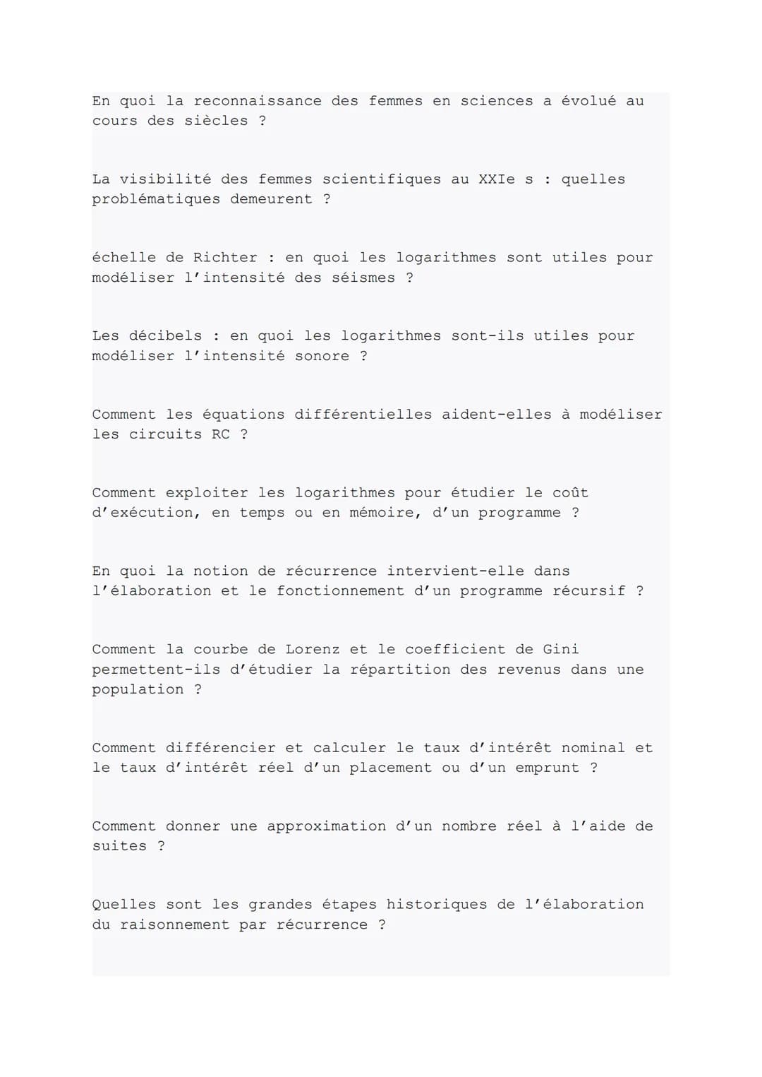# Grand Oral
Les sujets en math
Comment les mathématiques permettent-elles de modéliser un
phénomène périodique ?
Comment les mathématiqu