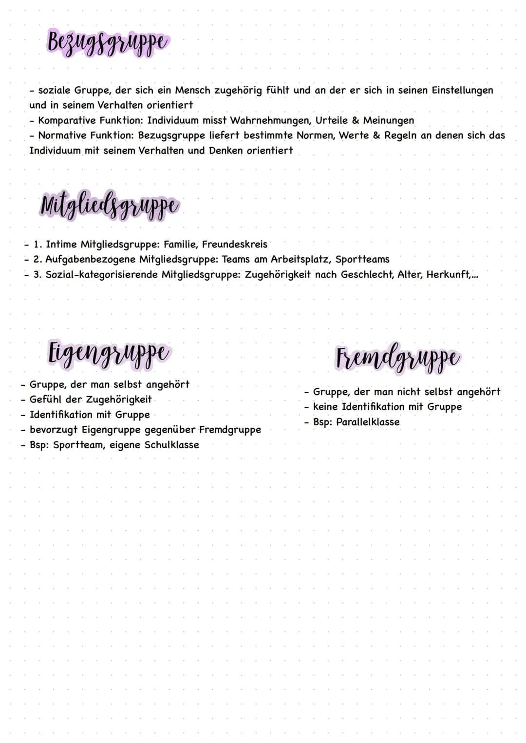 # Pap-Klausur 2. Der Mensch in der Gruppe
Gründe für die Entstehung einer Gruppe
- gemeinsam zu erfüllende Aufgaben
- gemeinsame Interessen