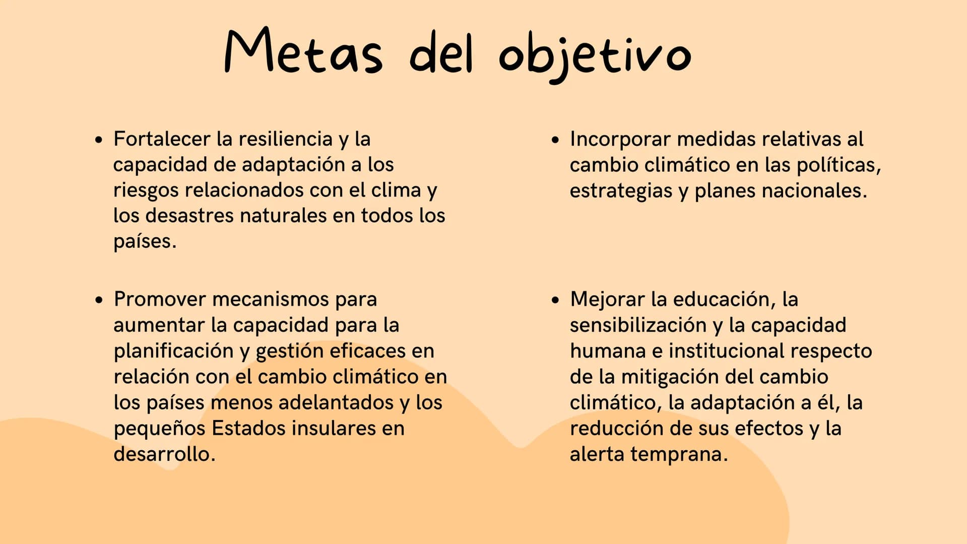 # OBJETIVO 13:
# ACCIONES EN
# CONTRA DEL
# CAMBIO CLIMÁTICO # ¿Qué es el Cambio Climático?
El cambio climático afecta, en la
actualidad, a