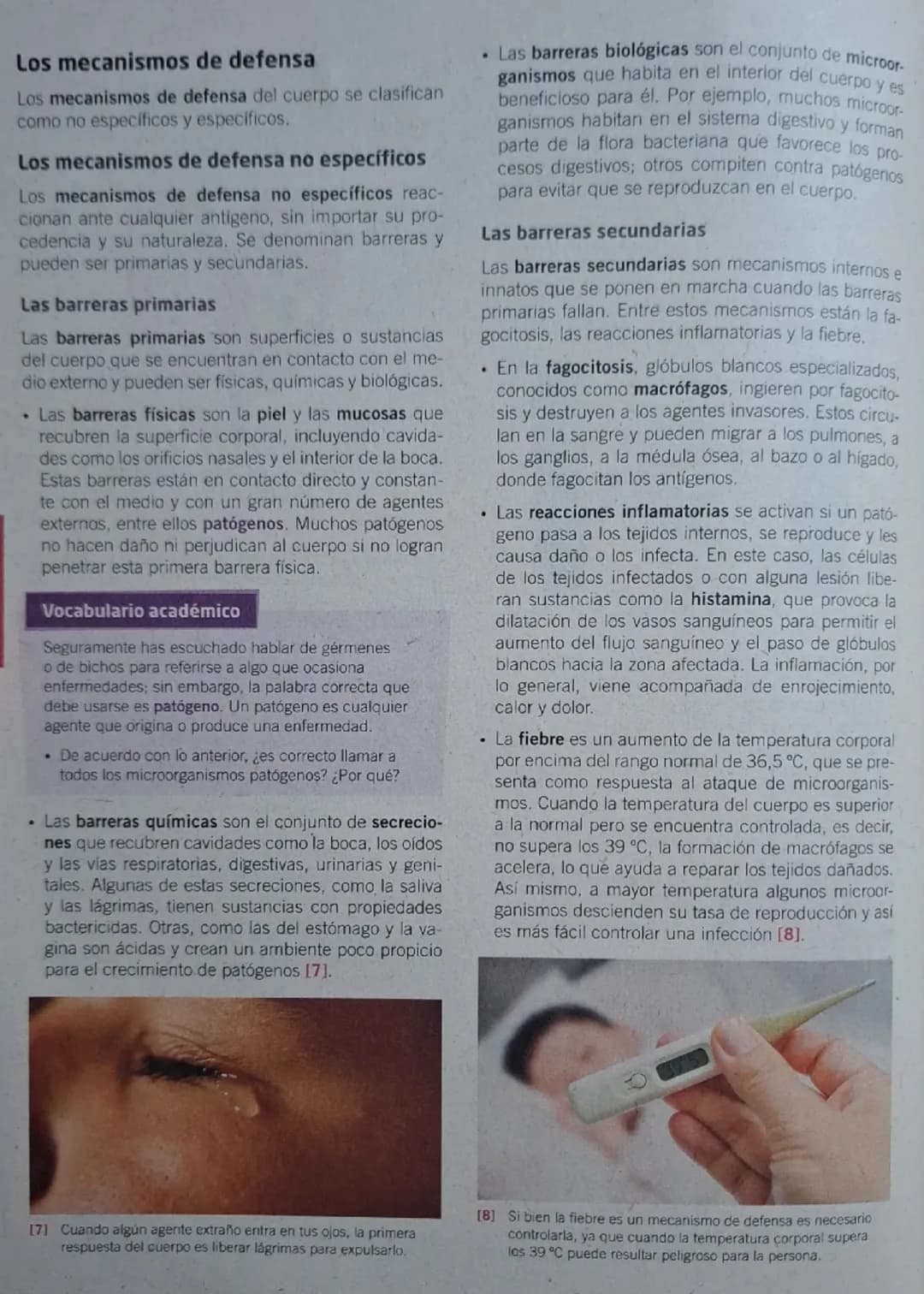 Secuencia 13 El sistema inmune
del ser humano
Biología
¿Cómo está conformado
el sistema inmune?
El sistema inmune protege al cuerpo ya que e