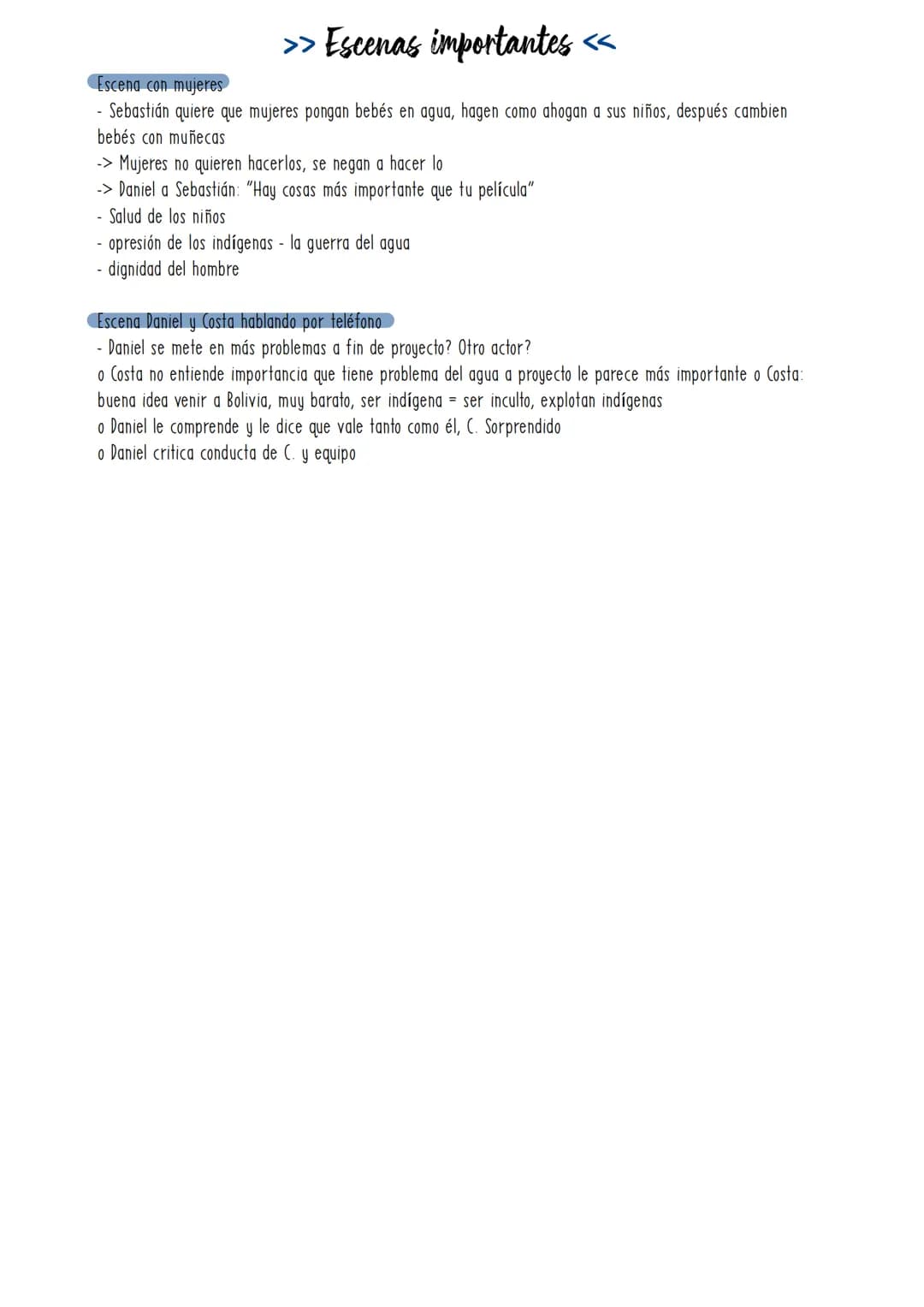 # También la lluvia >> Escribir un comentario <<
1. Antes de escribir
- piensa tu opinión acerca del tema
- apunta los argumentos a favor y