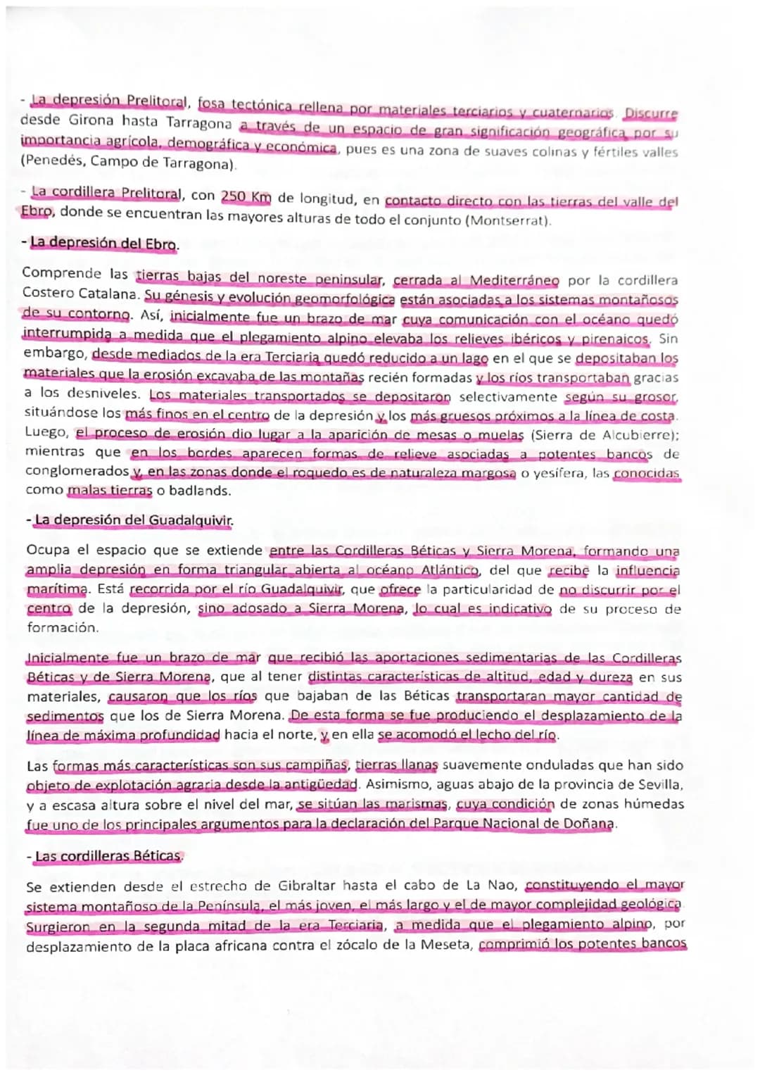 J
UNIDAD 3. EL ESPACIO GEOGRÁFICO EN ESPAÑA. EL RELIEVE.
Bloque de saberes básicos B. La sostenibilidad del medio físico de España.
Saberes