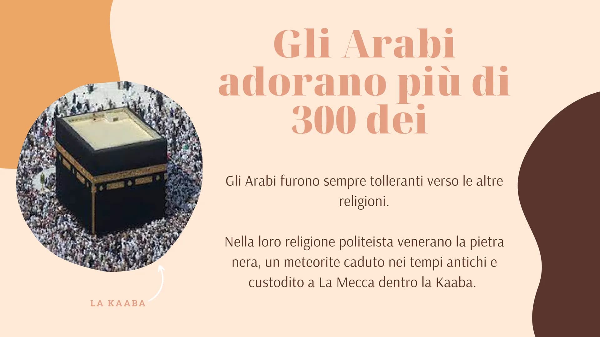 MARGHERITA
Gli arabi Nel VII sec.
inizia
l'espansione
degli arabi
Gli Arabi erano un popolo nomade proveniente dalla
penisola Arabica.
Si