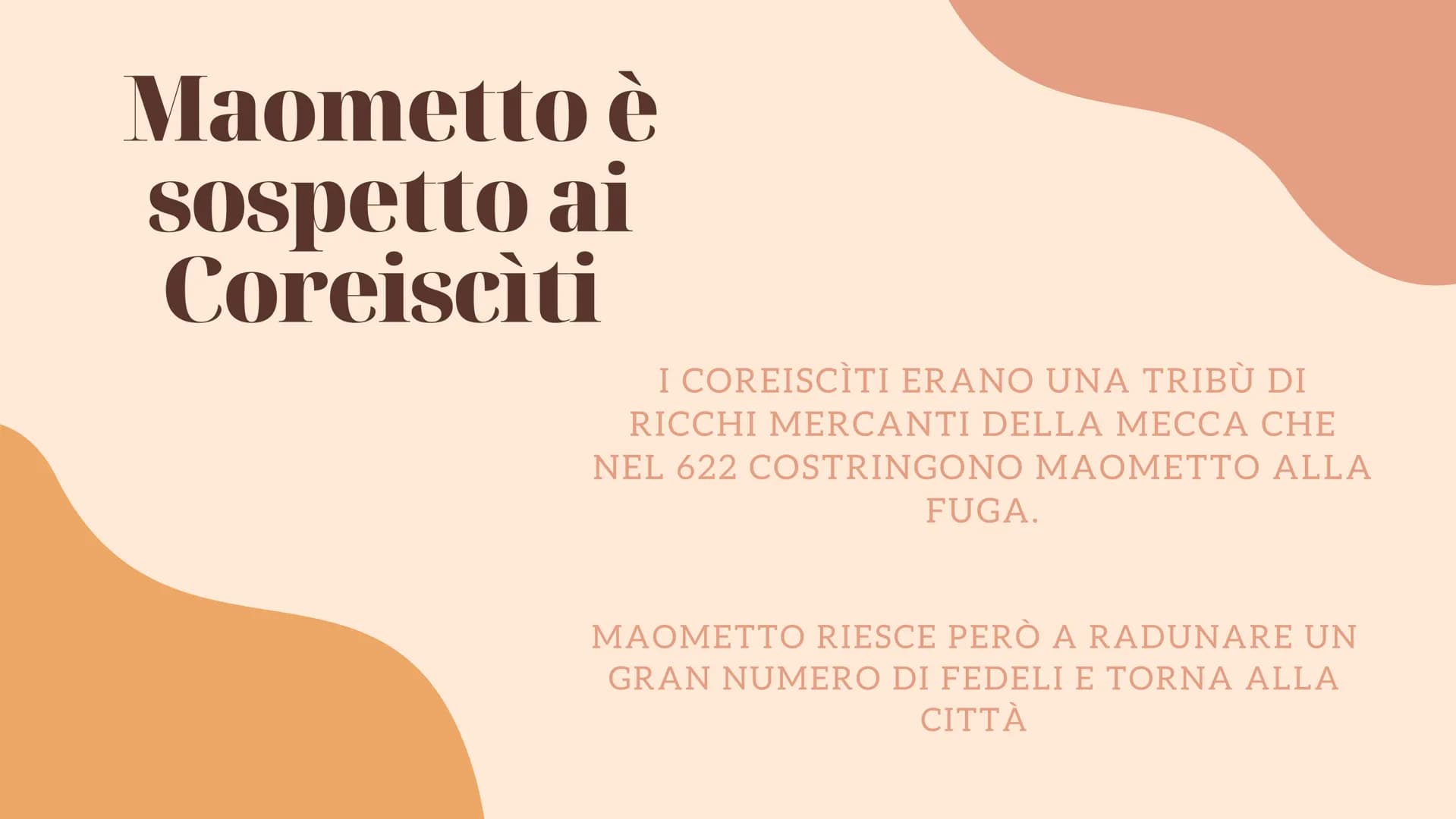 MARGHERITA
Gli arabi Nel VII sec.
inizia
l'espansione
degli arabi
Gli Arabi erano un popolo nomade proveniente dalla
penisola Arabica.
Si