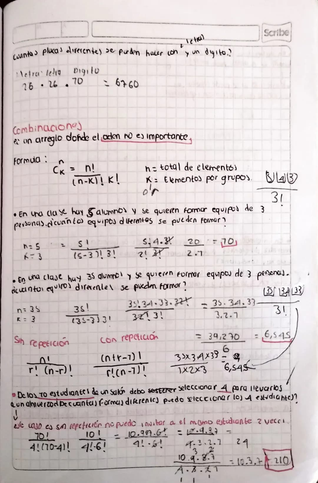 Tetral
Cuantas placas direrentes se pueden hacer con y un digito.?
Netra letra Digitu
26.26 .70 = 6760
Combinacione)
on arregio donde el ad