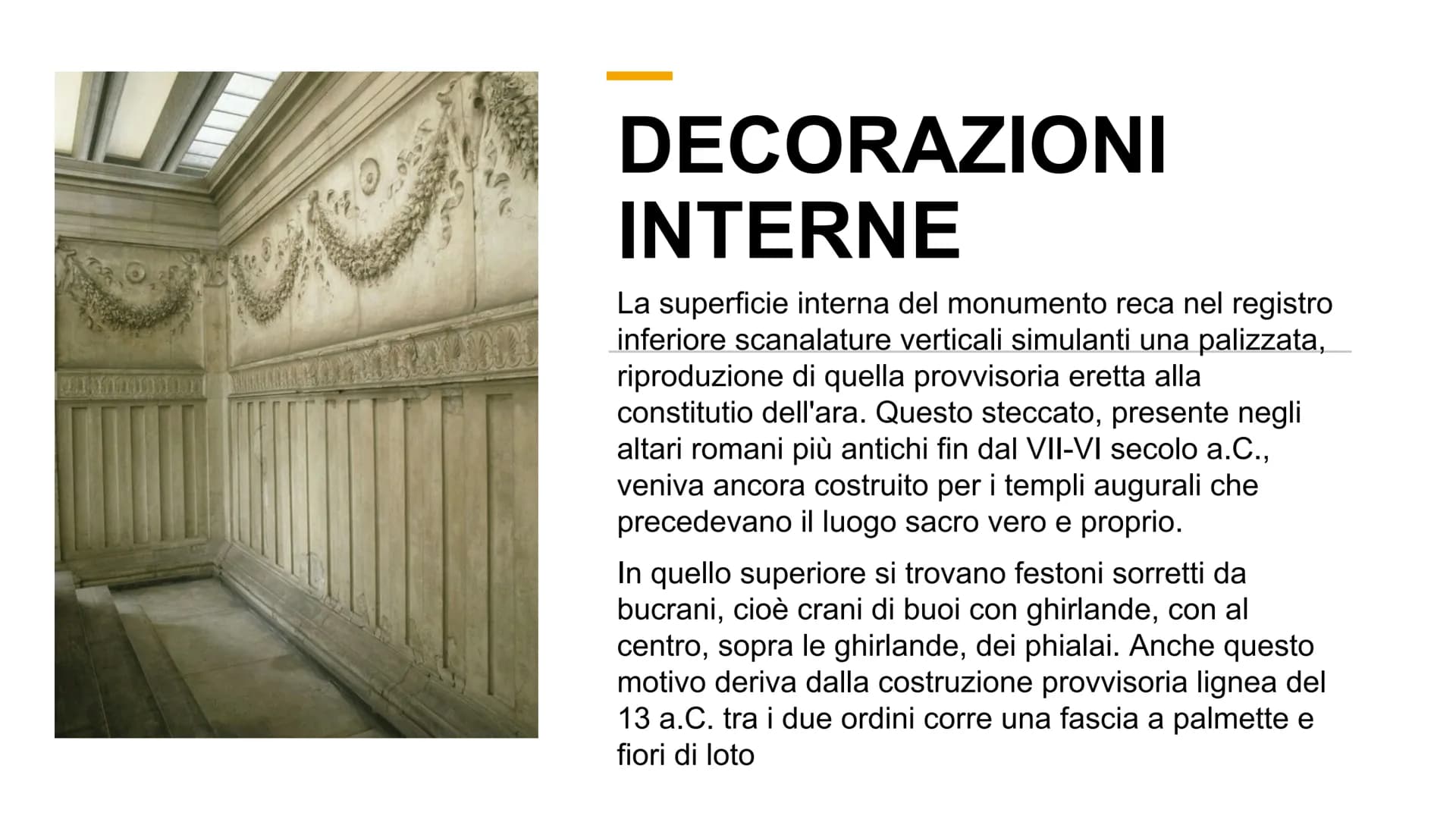 # ARA PACIS
Altare della pace di Augusto # LE ORIGINI
II 4 luglio del 13 a.C., infatti, il Senato decise di costruire un altare dedicato a