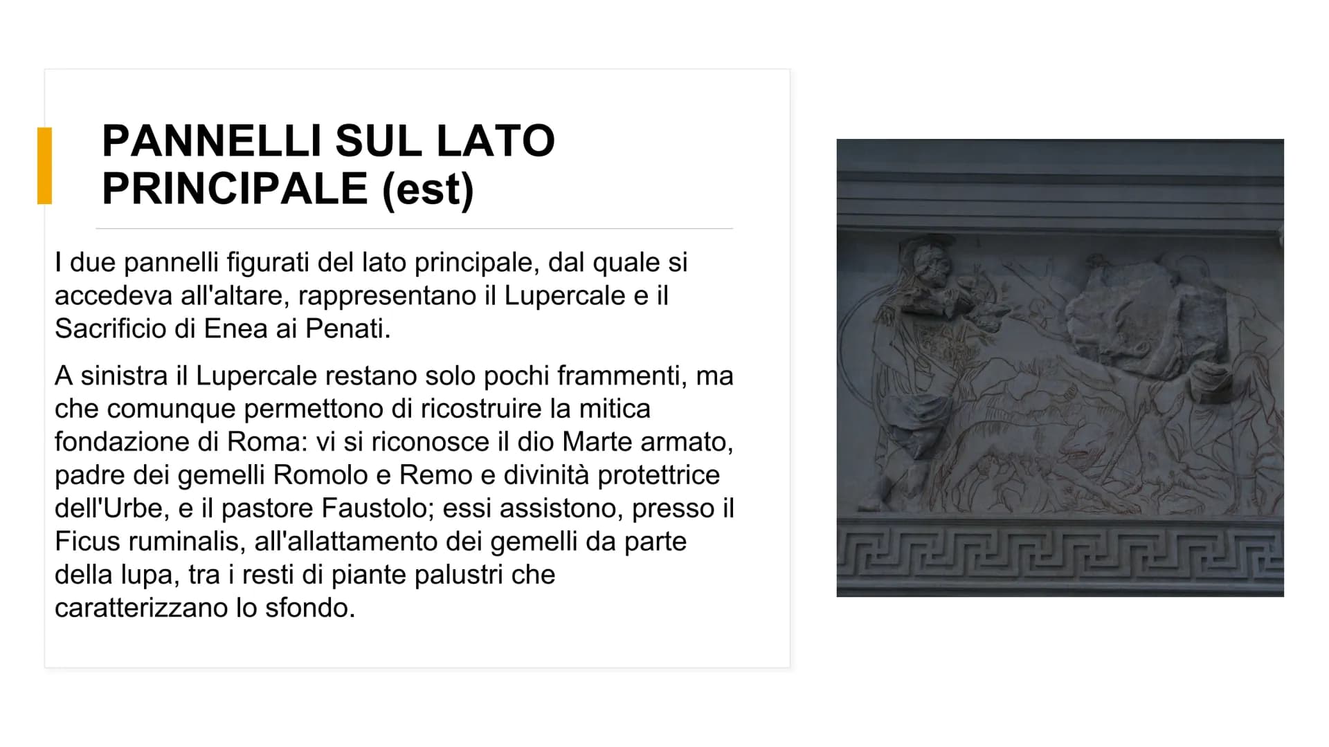 # ARA PACIS
Altare della pace di Augusto # LE ORIGINI
II 4 luglio del 13 a.C., infatti, il Senato decise di costruire un altare dedicato a