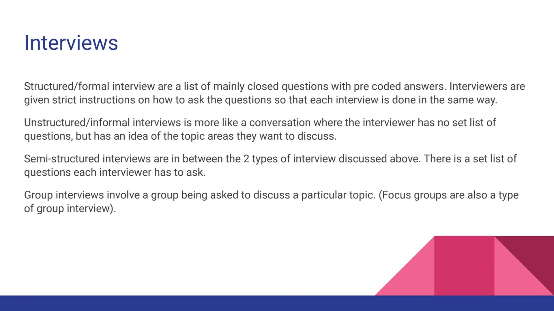 # AQA Sociology: Sociological Research Methods What are they?
There are a wide range of various methods that a sociologist may choose to us