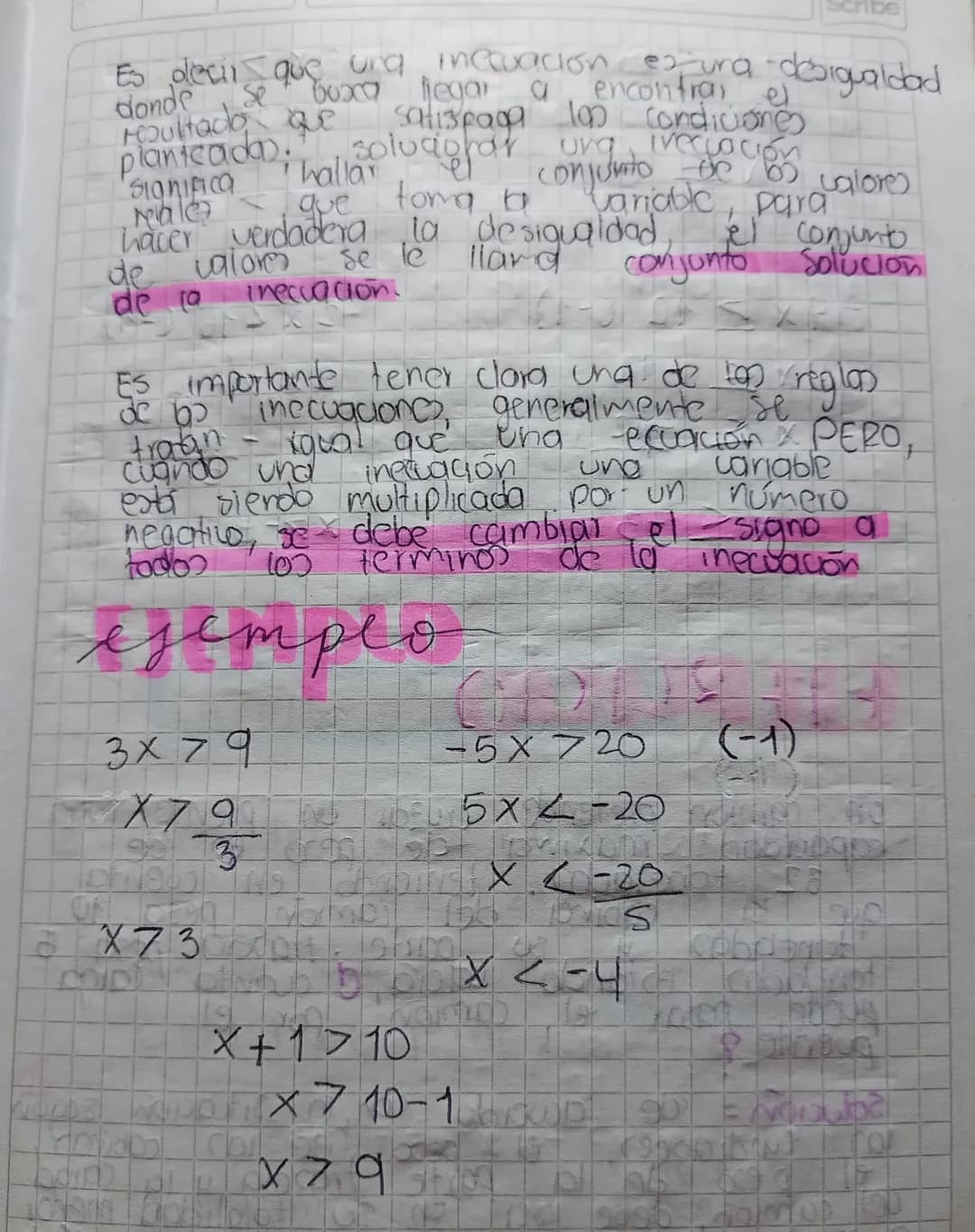 # inecudciones
una inecuación es una desigualdad entre
doo expresiones algebraicos y en la cint
intervienen variables, unga des en principa