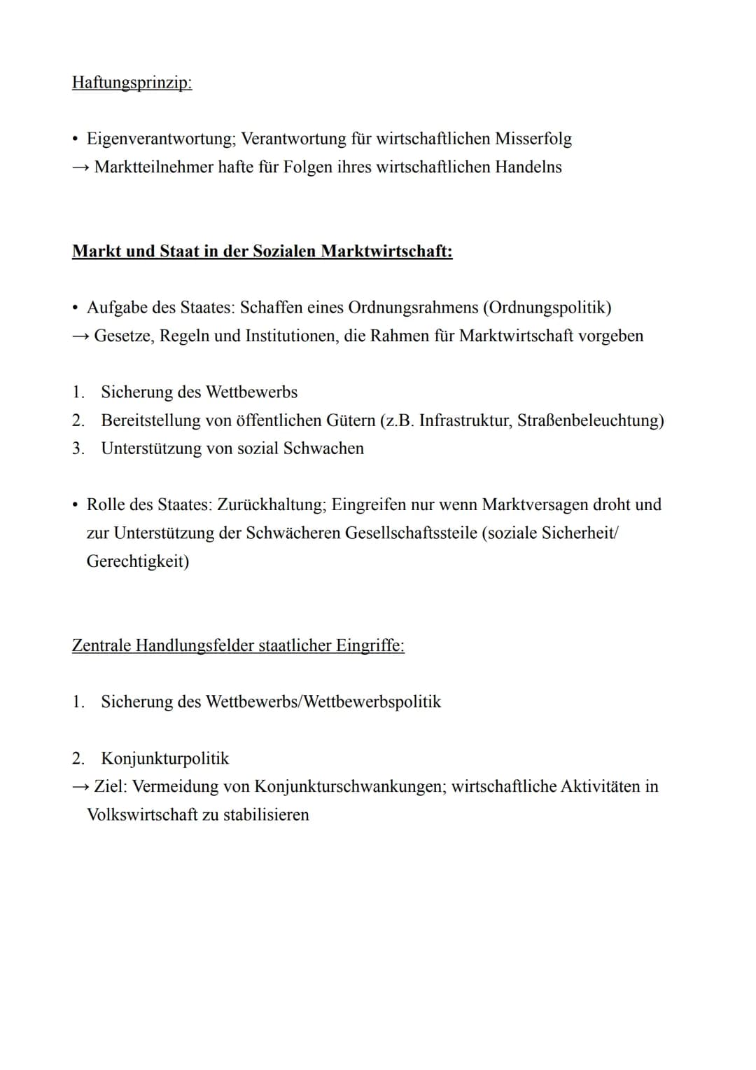 PoWi LK - Abitur 2022
Lernzettel
12.2.: Soziale Marktwirtschaft zwischen Anspruch und Wirklichkeit
Soziale Marktwirtschaft
• Freie Markt