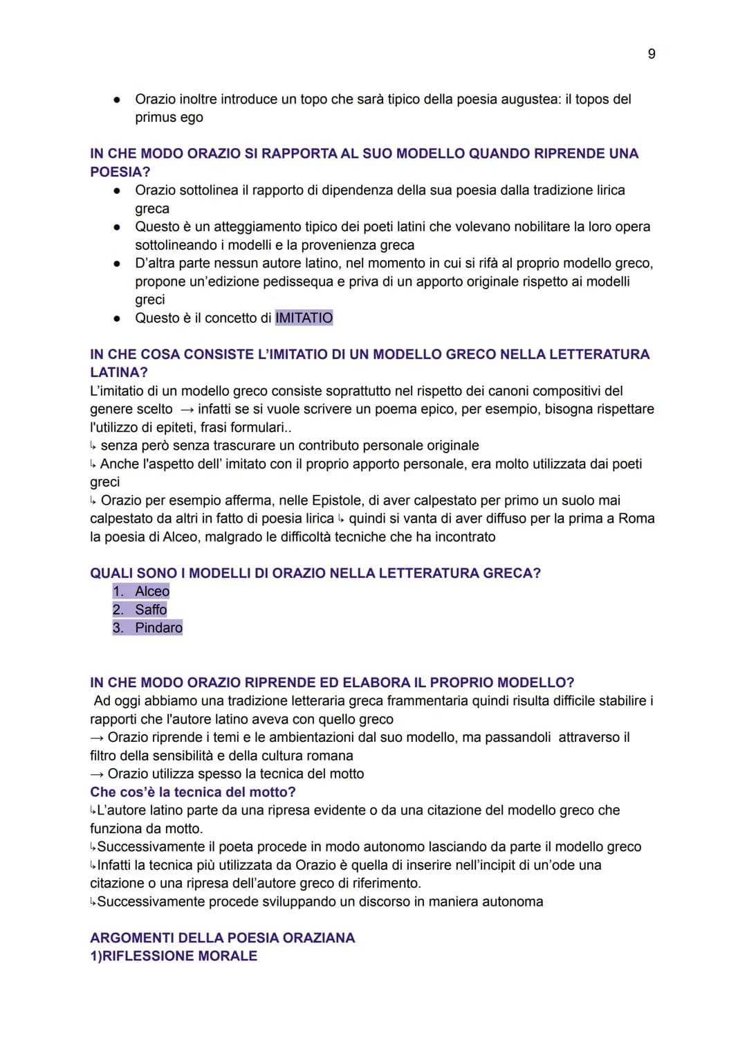 # 1
ORAZIO
IL PIU' GRANDE LIRICO DELL'ETA' AUGUSTEA
→ Orazio è il più grande poeta lirico dell'età augustea
→ pur provenendo da una fami