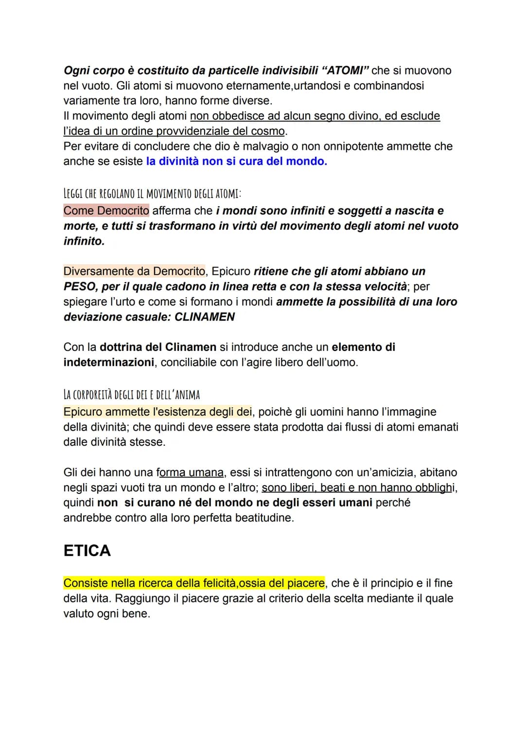 # EPICURO
La vita
Nasce a Samo nel 341 a.c., e iniziò a occuparsi di filosofia a soli 14 anni;
Gli approcci filosofici più importanti furo