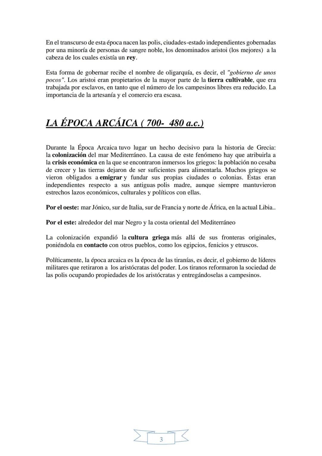 Departamento de Humanidades y CC.SS.
CULTURA CLÁSICA
"EVOLUCIÓN HISTÓRICA DE LA GRECIA CLÁSICA"
La cultura minóica o cretense (1800-1200 а
