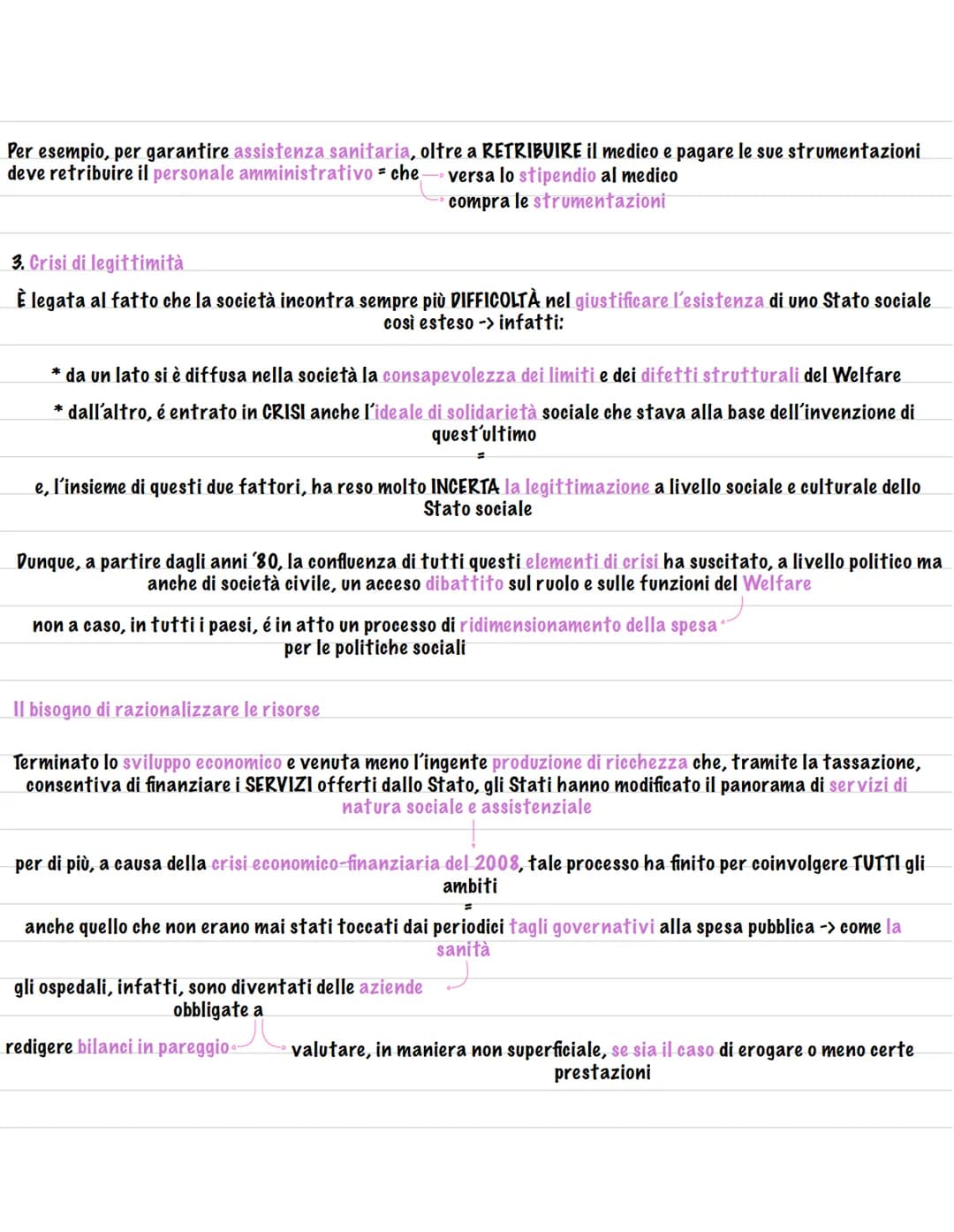 - WELFARE STATE -
*i diritti non sono semplici privilegi, ma cose che è permesso essere, fare o avere
esistono per proteggerci da eventuali