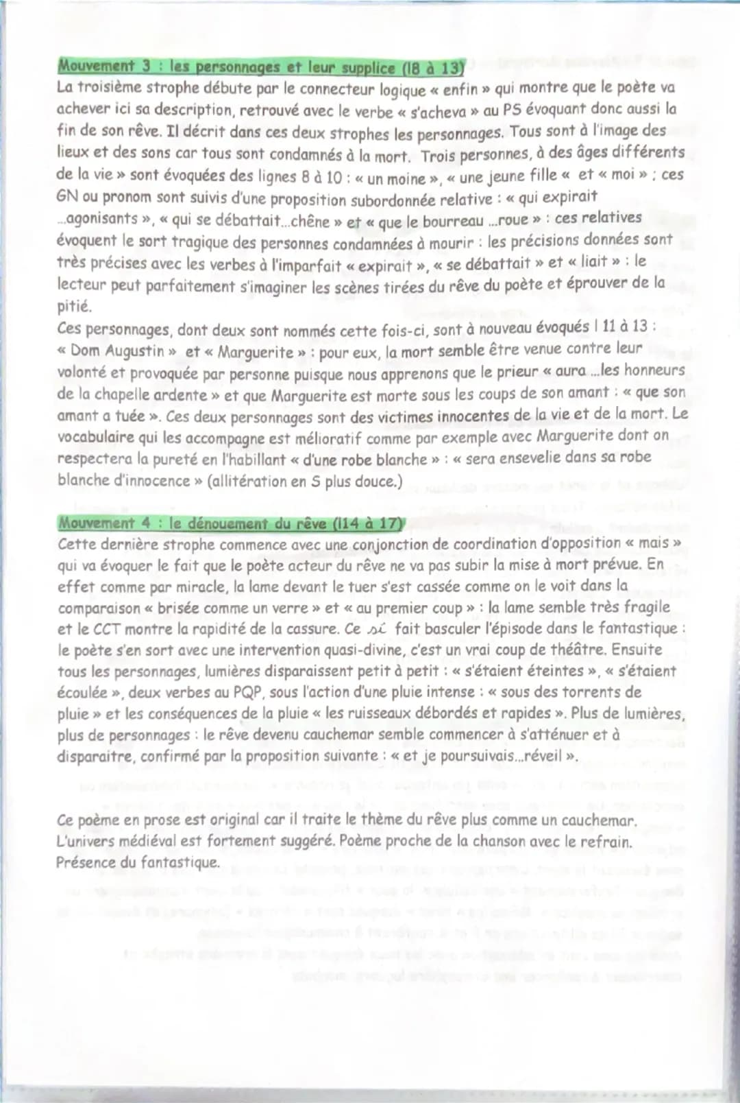 Introduction:
* Un rêve
* Aloysius Bertrand
* 1842/XIXe siècles
* Poème en prose
* Surréalisme
* Emancipat créatrice
☆ L1 à L