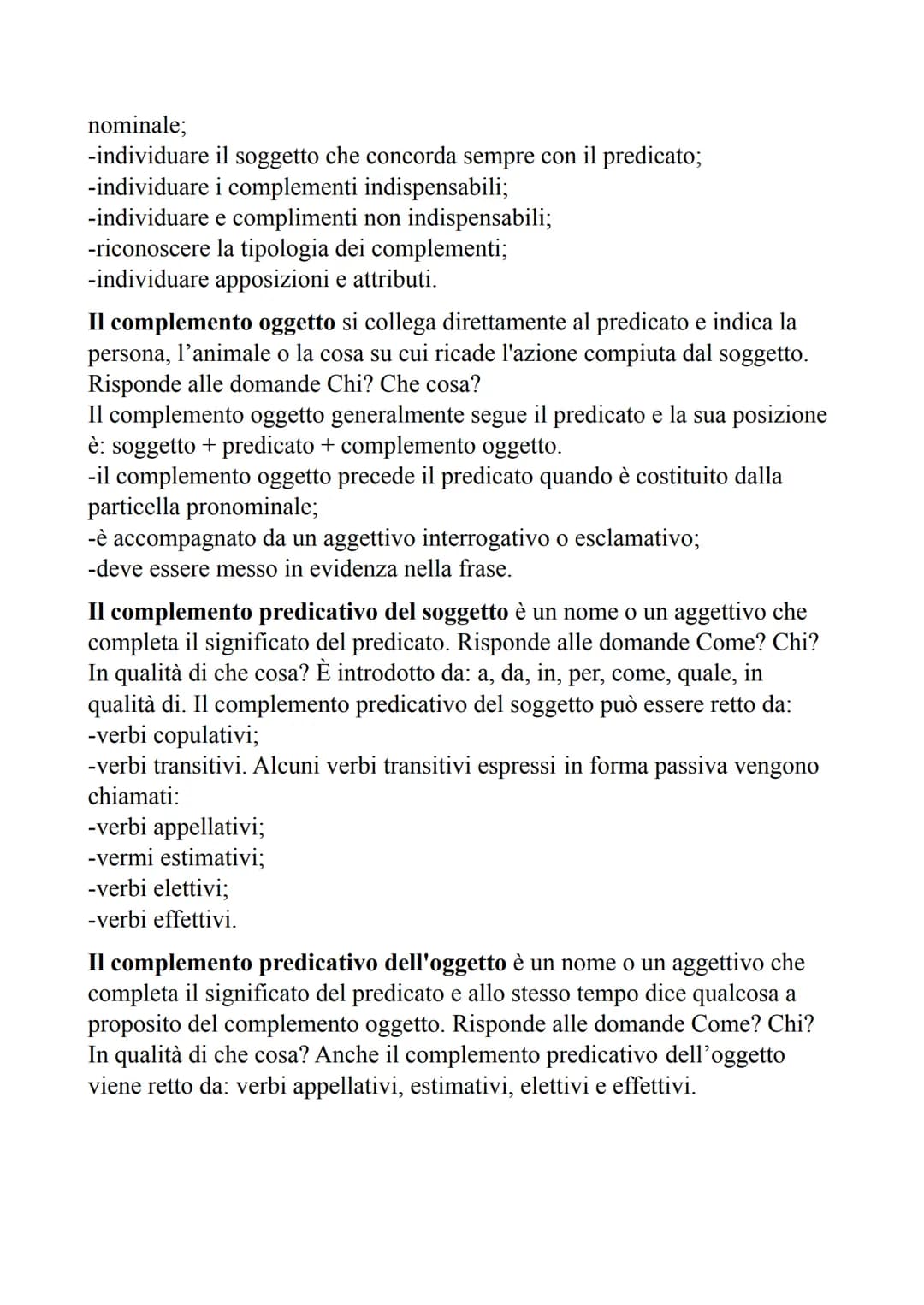 # GRAMMATICA
L'ANALISI LOGICA
La frase è una parte di testo che ruota attorno ad un predicato ed è dotata
di senso compiuto.
Il periodo,