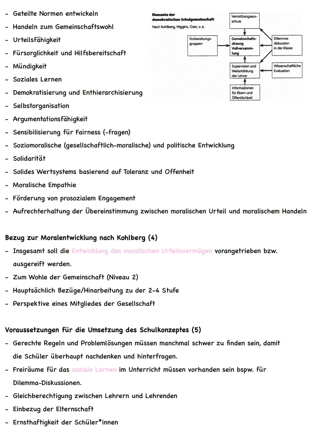 # Moralische Erziehung nach Kohlberg
Kerngedanken
- Kohlbergs Studien zur Entwicklung der moralischen Urteilskompetenz bauen auf Piagets
F