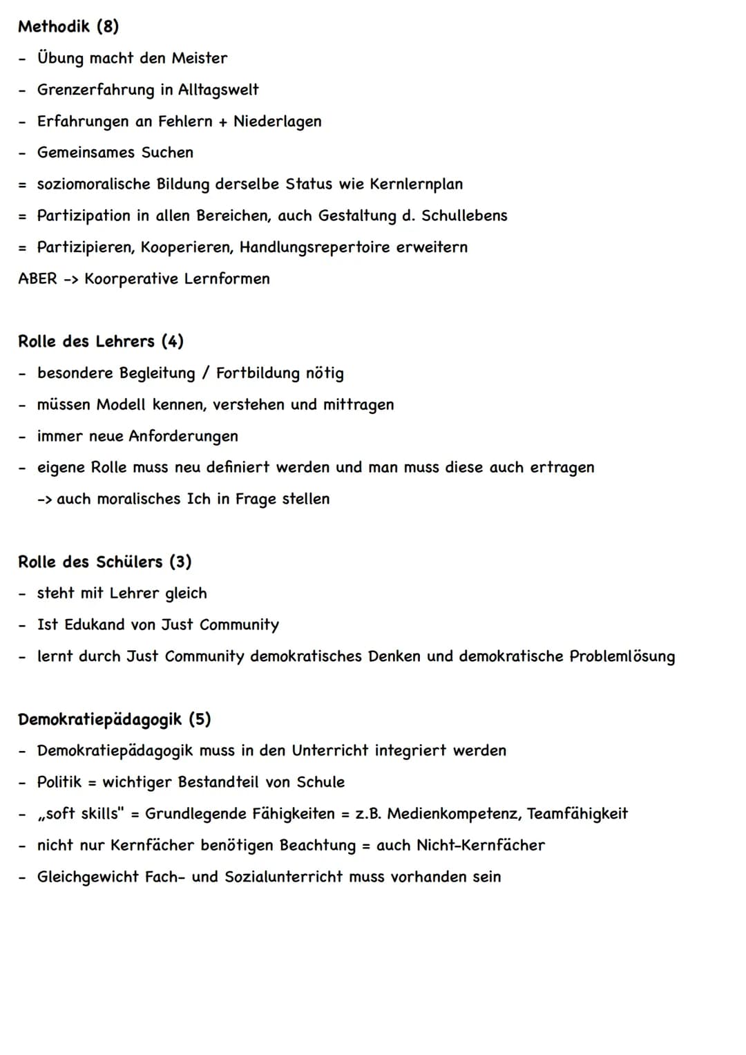 # Moralische Erziehung nach Kohlberg
Kerngedanken
- Kohlbergs Studien zur Entwicklung der moralischen Urteilskompetenz bauen auf Piagets
F