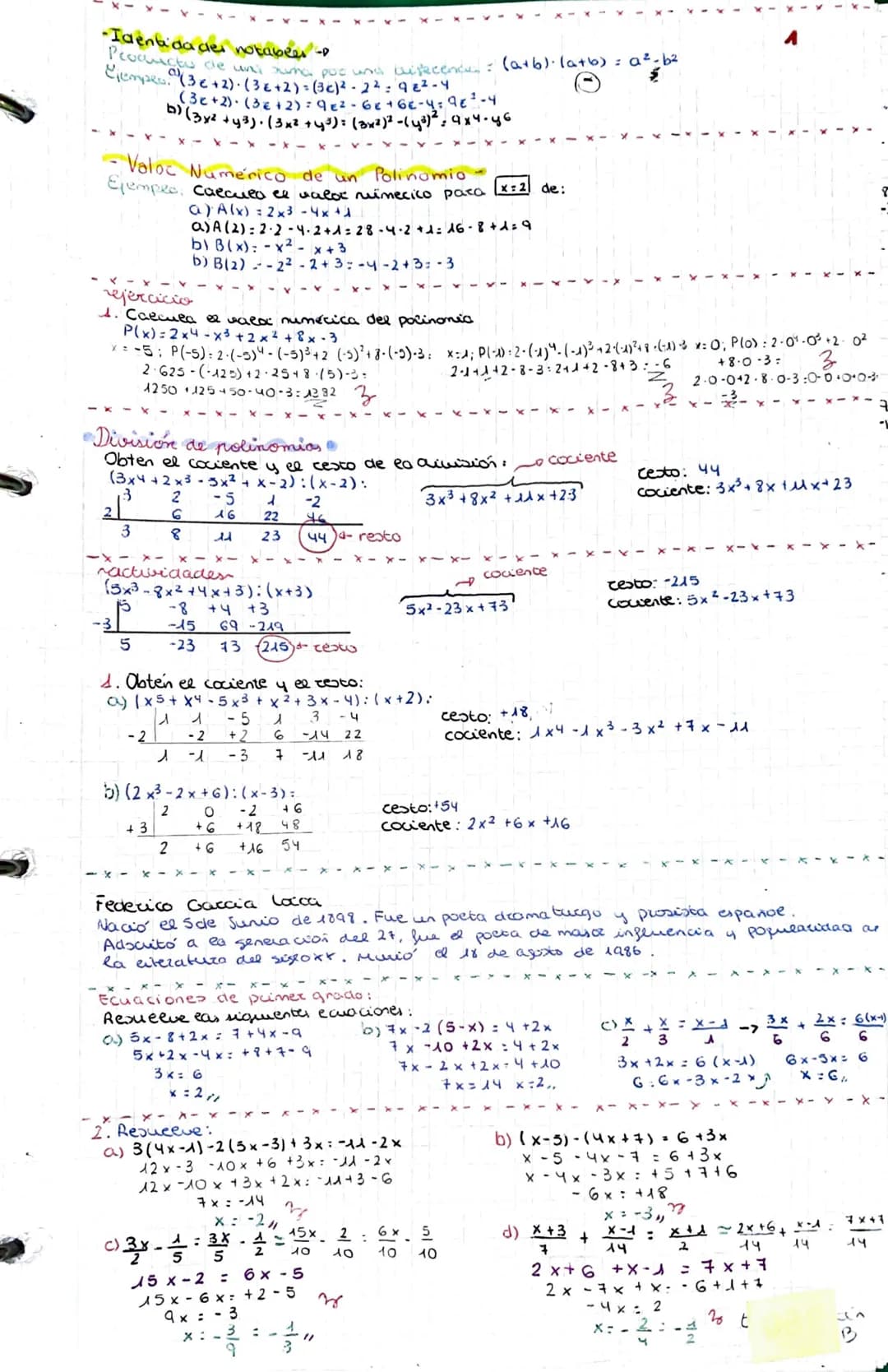 # Algebra tema 5
Honomico:
27-01-21
Un maromio es una expresión algebraica en la que las firicas operaciones que afectan a
las letras son