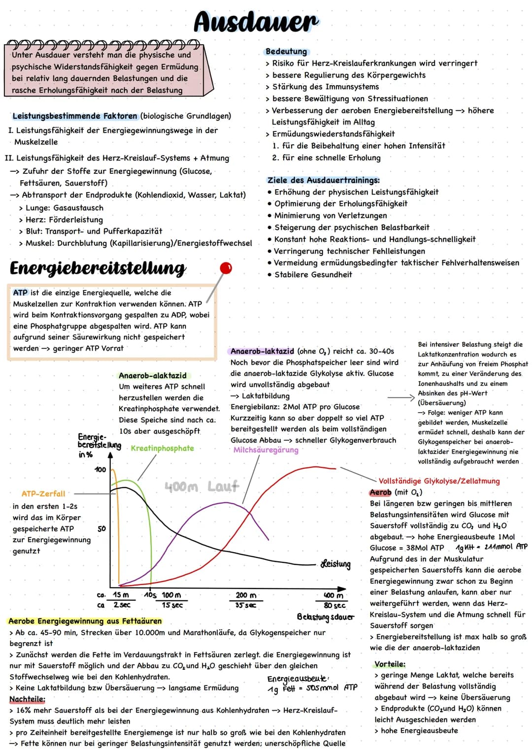 # Ausdauer
222222222222222
Unter Ausdauer versteht man die physische und
psychische Widerstandsfähigkeit gegen Ermüdung
bei relativ lang da