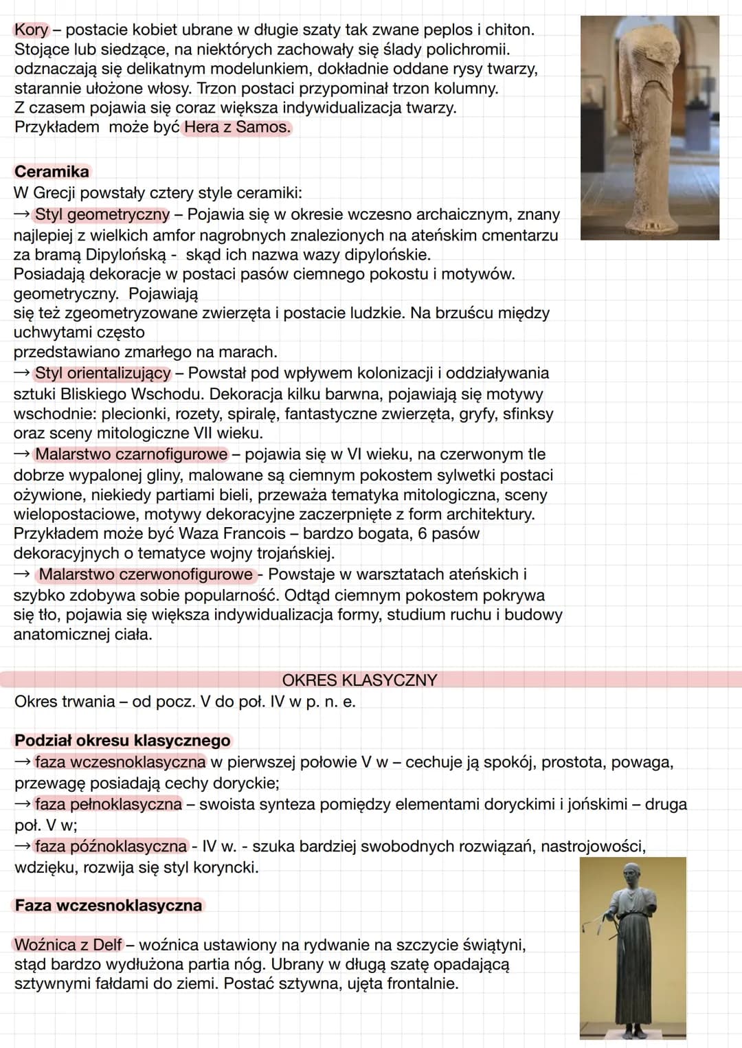 # SZTUKA
STAROŻYTNEJ GRECJI # SZTUKA STAROŻYTNEJ GRECJI
Wprowadzenie
Najazd Dorów w XII w położył kres wspaniale rozwijającej się kulturze