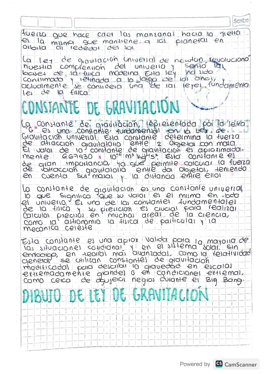 ### Desafío
# LEY DE GRAVILACION UNIVERSAL
ια
La ley de gravitación universal se plasma en ια
expresión de la fuered gravitatolla o fuerz