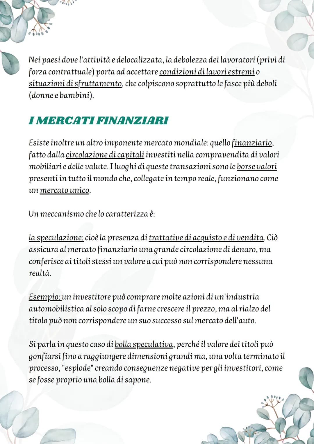 # La Globalizzazione
Un inquadramento del fenomeno
Il termine "globalizzazione" è un termine di uso recente che ha registrato
una rapida d