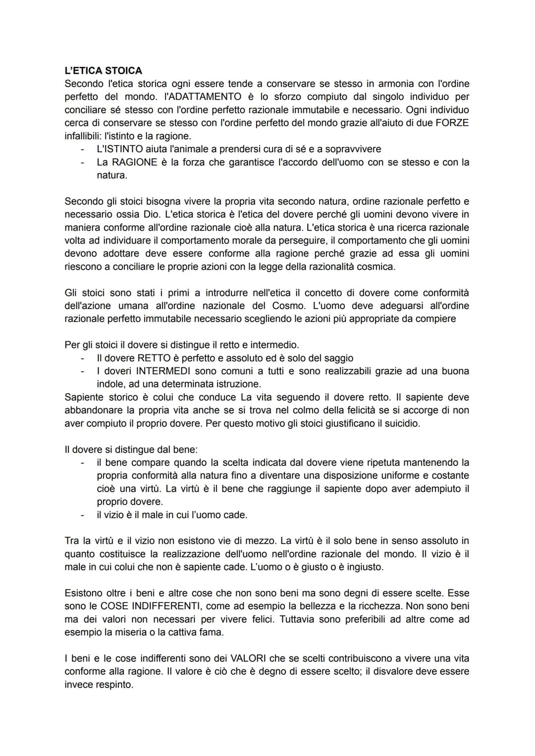 # LO STOICISMO
II fondatore dello stoicismo è Zenone di Cizio nato nel 336-335 a.C. e morto di morte
volontaria nel 264-263 a.C. Come vedre