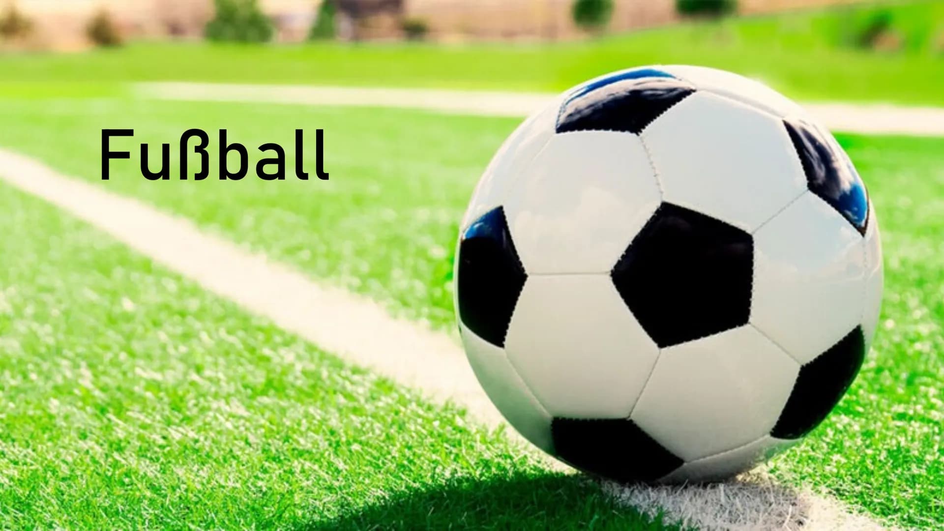 # Fußball Gliederung
1. Allgemein
2. Spielfeld
3. Spielpositionen
4. Die wichtigsten Regeln
5. Rote und gelbe Karte Was ist Fußball?
• Bal