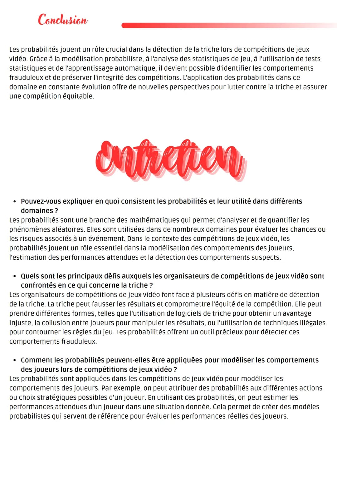 @luckybitsy
# Maths
## Grand Oral
Comment les probabilités peuvent-elles aider à démasquer les tricheurs lors de compétitions de
jeux vidé