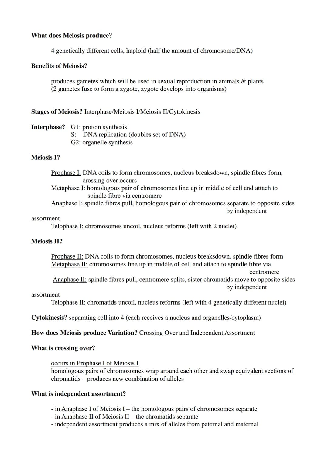 Module 4 (Diversity) Revision Notes
What is Biodiversity?
- variety in an ecosystem
- variety of habitats and variety of species
What is S