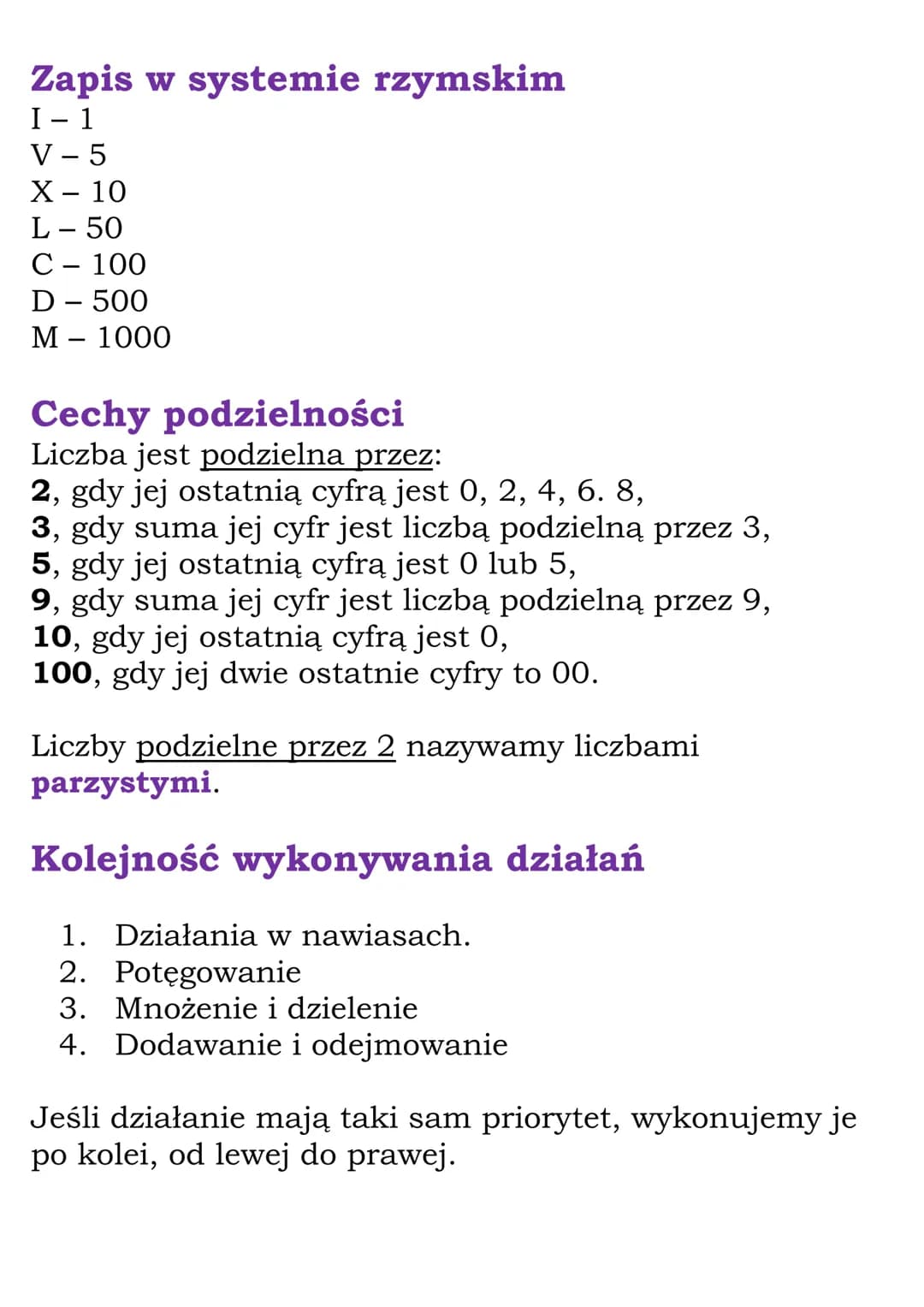 # Liczby i działania
Liczby naturalne to liczby całkowite dodatnie.
Zbiór liczb naturalnych oznaczamy literą N.
Zbór liczb naturalnych może