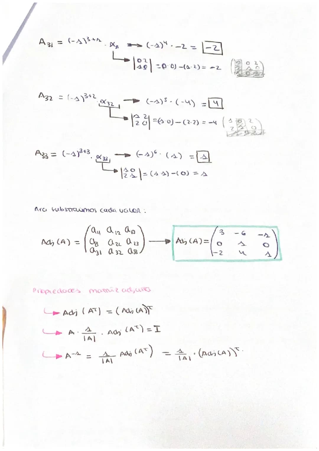 # DETERMINANTES
* Soco en mamices madradas (2x2), (3x3).
$|A|=\begin{vmatrix} a_{11} & a_{12} \ a_{21} & a_{22} \end{vmatrix}$
$|A| = a