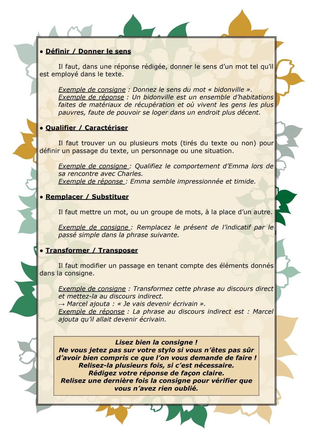 # Brevet de français
## Mémento
Livret de révisions pour
préparer le Brevet # Présentation de l'épreuve
L'épreuve dure trois heures et co