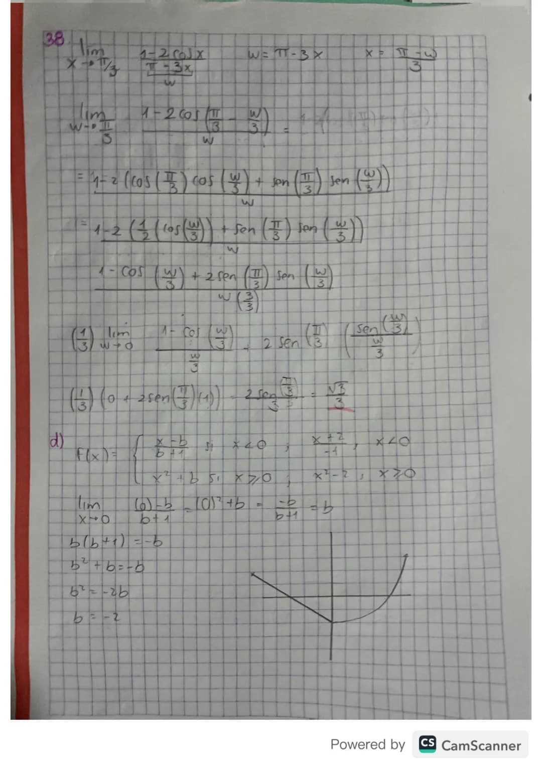 Taller calculo
3. lim $\frac{x^{4}-16}{x^{3}-8}$ = $\frac{(2)^{4}-16}{(2)^{3}-8}$ = $\frac{16-16}{8-8}$ = $\frac{0}{0}$ Indetermi
X-02