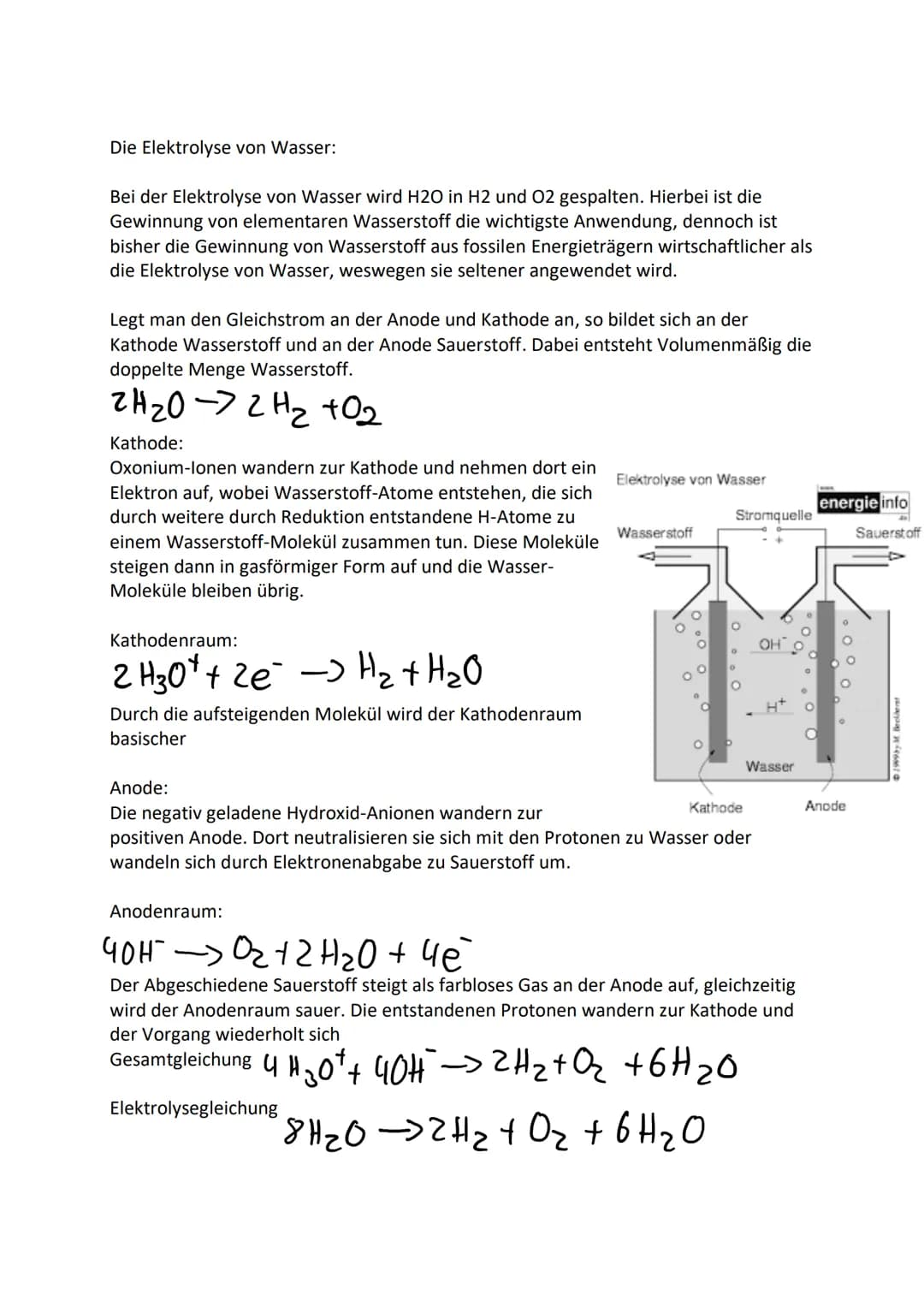 # Elektrochemie
Elektronengasmodell
- Charakteristische Eigenschaften der
Metalle lassen sich erklären
- Metallstück: Metall-Kationen, d
