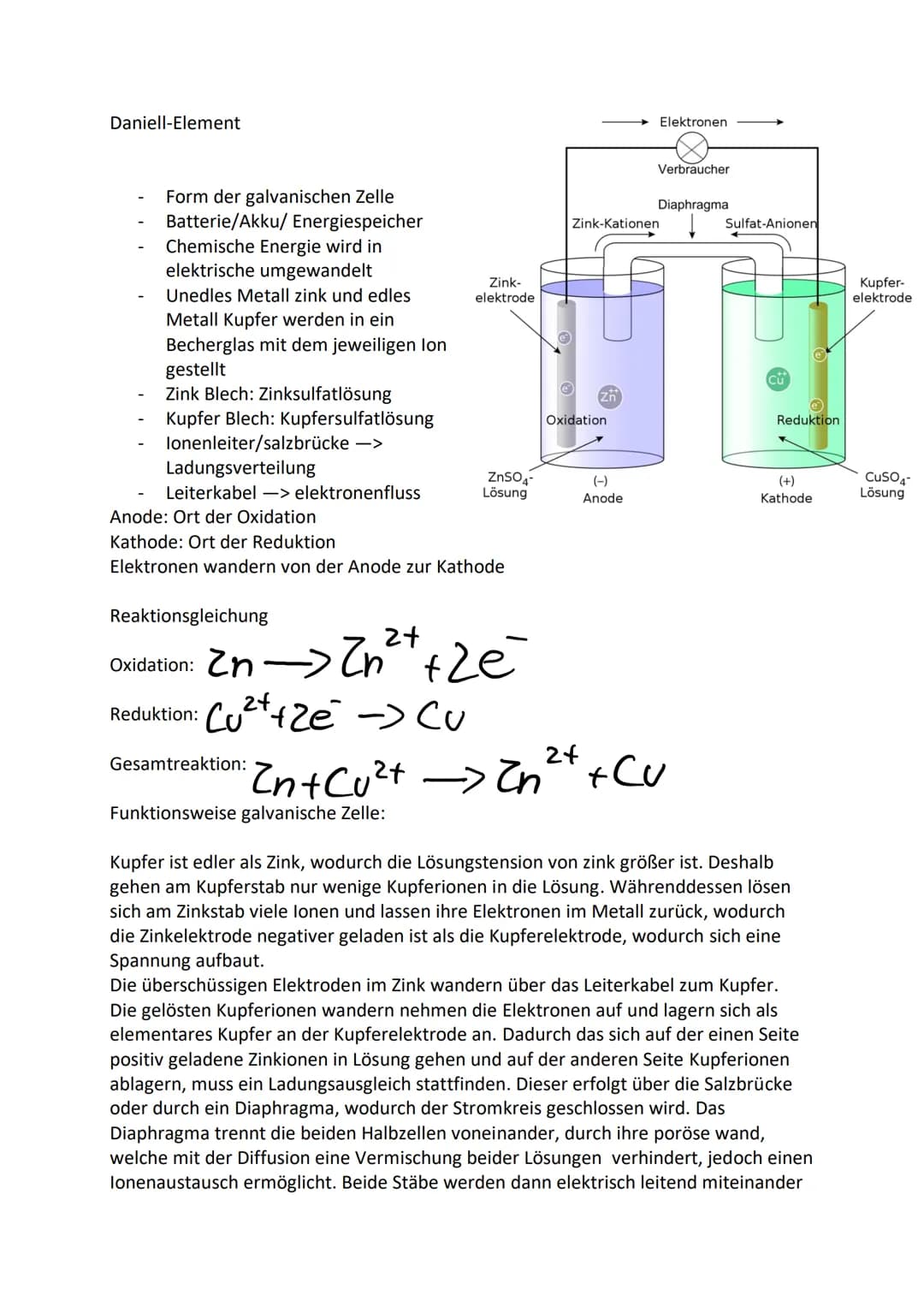 # Elektrochemie
Elektronengasmodell
- Charakteristische Eigenschaften der
Metalle lassen sich erklären
- Metallstück: Metall-Kationen, d