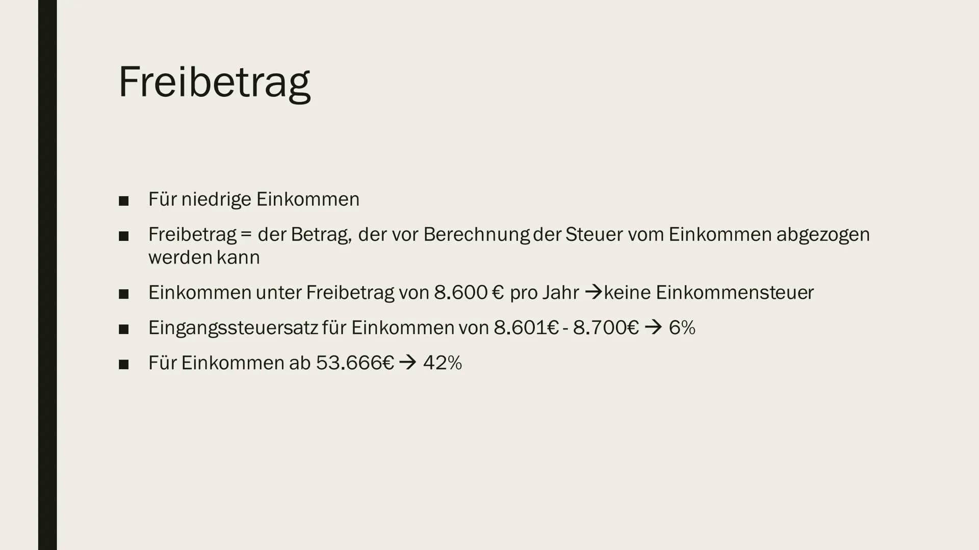 EINKOMMENSTEUER
Und Einkommensteuererklärung # Gliederung
- Was ist die Einkommensteuer?
- Wer zahlt wie viel Steuern?
- Freibetrag
- Eink