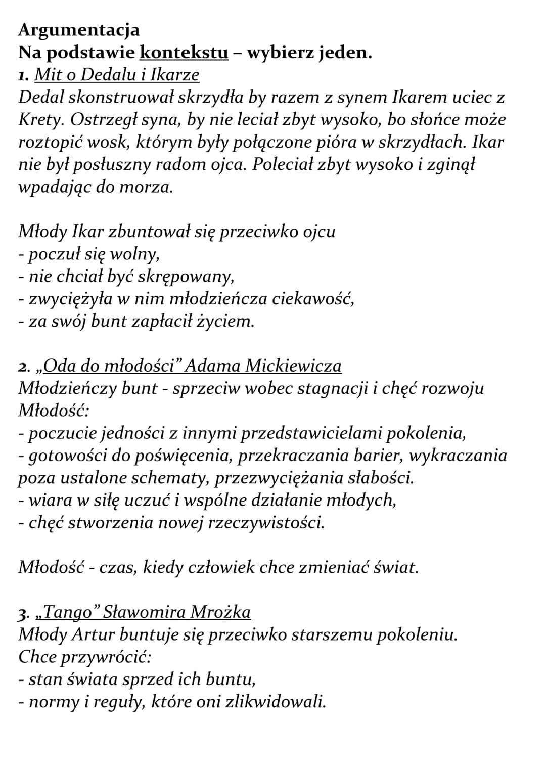 # Młodość jako czas buntu.
Omów zagadnienie na podstawie Przedwiośnia Stefana
Żeromskiego. W swojej odpowiedzi uwzględnij również
wybrany k