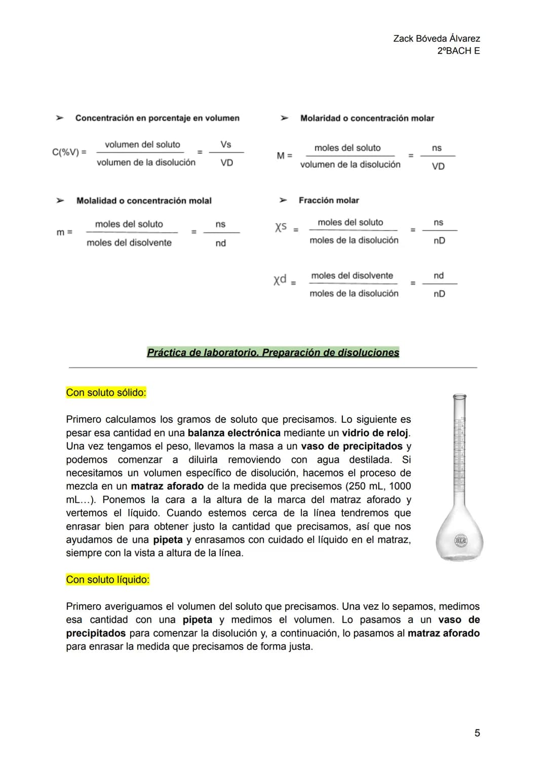 Química T1
Cálculos químicos
Masa atómica de un elemento: Masa media ponderal de sus
isótopos, o, teniendo en cuenta la masa de los isótopo