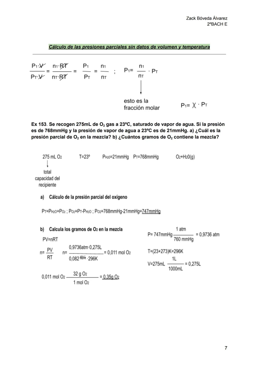 Química T1
Cálculos químicos
Masa atómica de un elemento: Masa media ponderal de sus
isótopos, o, teniendo en cuenta la masa de los isótopo