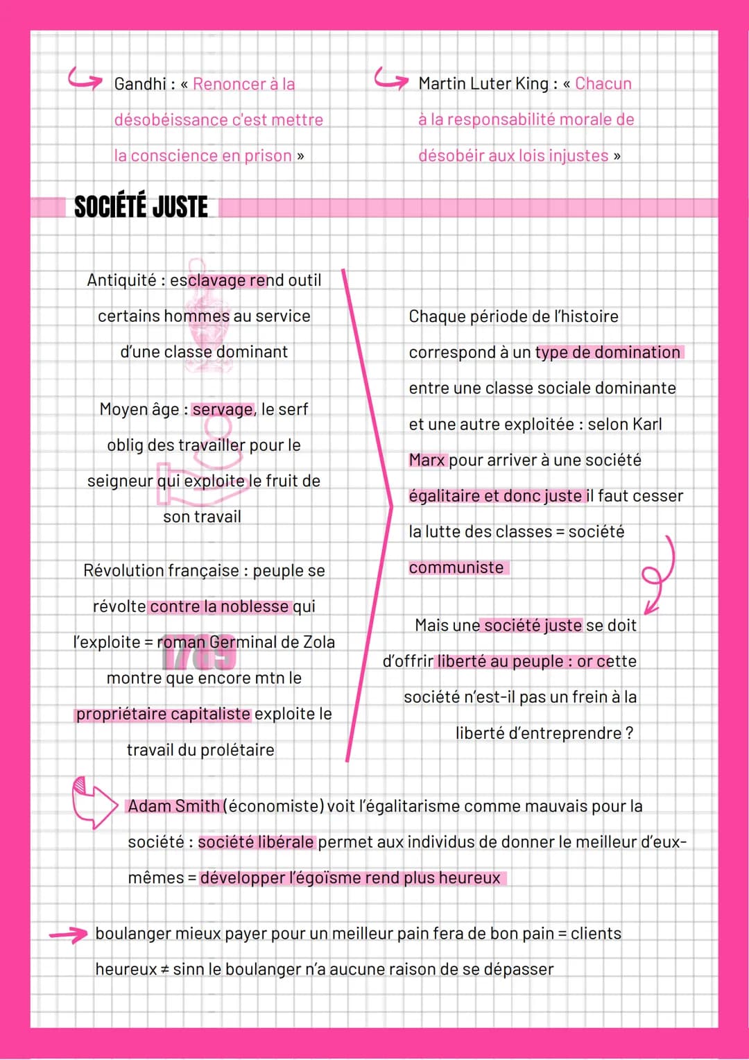 # La justice
## DÉFINITION
du latin "justicia" et "justus" qui veut dire
juste + de "jus" signifiant droit = la règle ne
doit pas être tor