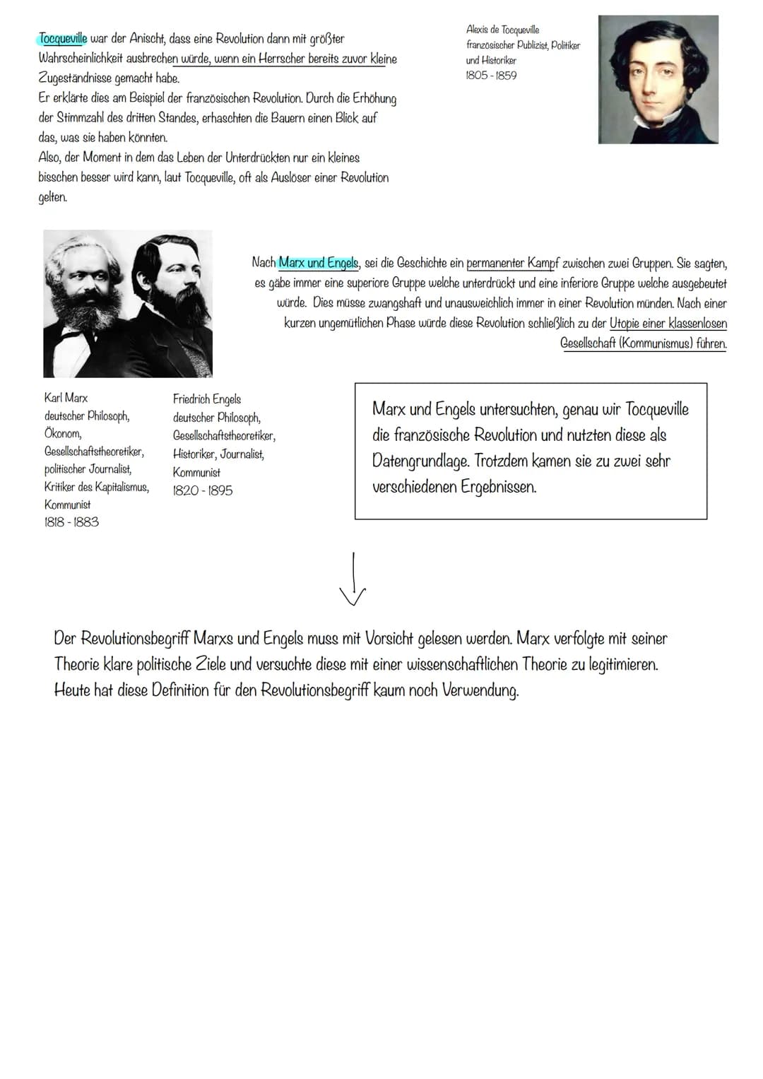 # Revolution
> Für den Begriff "Revolution" gibt es keine feste Definition!
> Revolutionen unterscheiden sich von Revolten, Rebellionen, ei